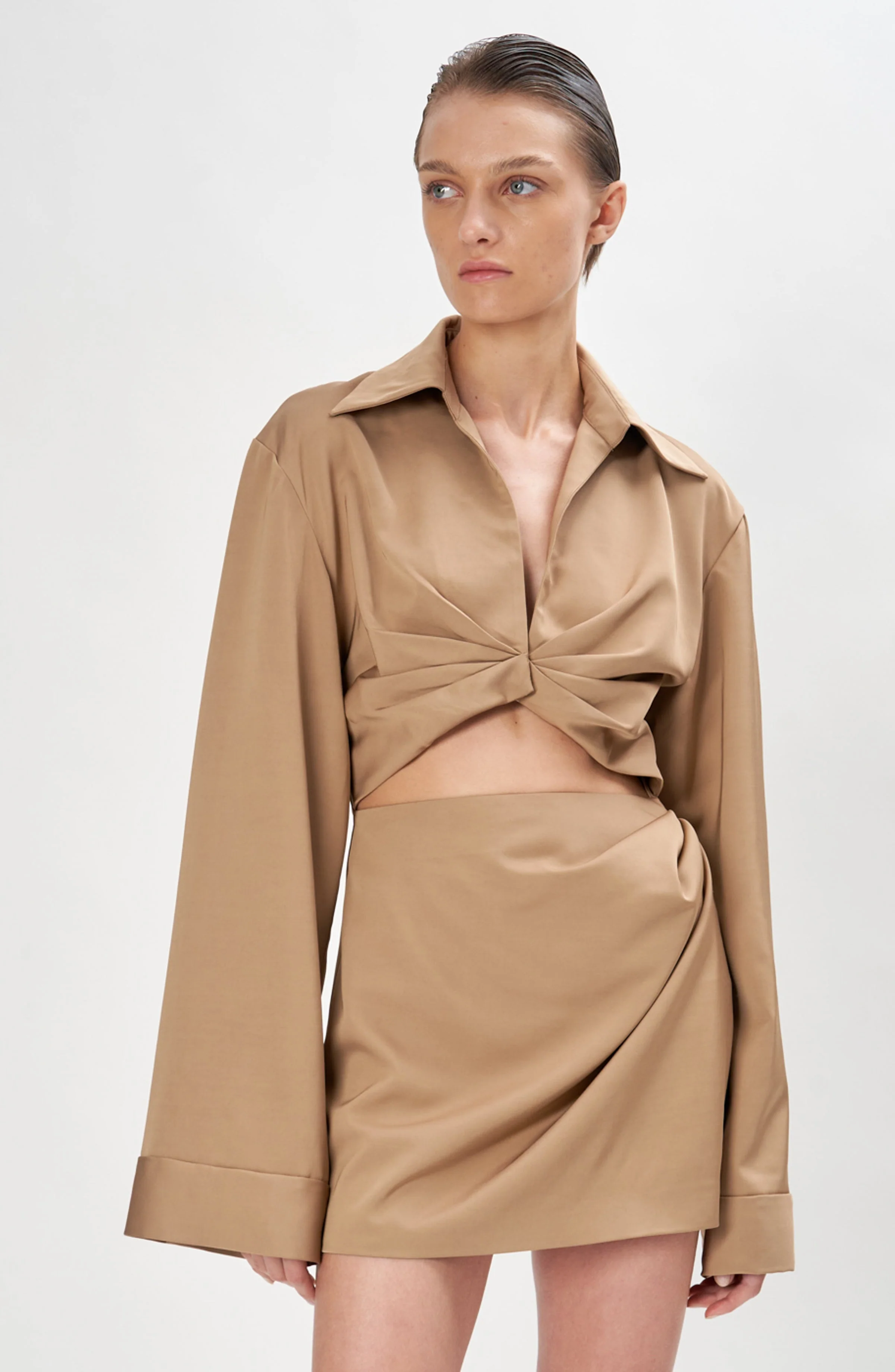 Chiara Dress | Sand - Image 2