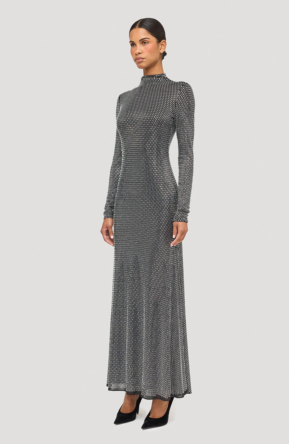 Clarion Dress | Jet/Black/Silver - Image 2