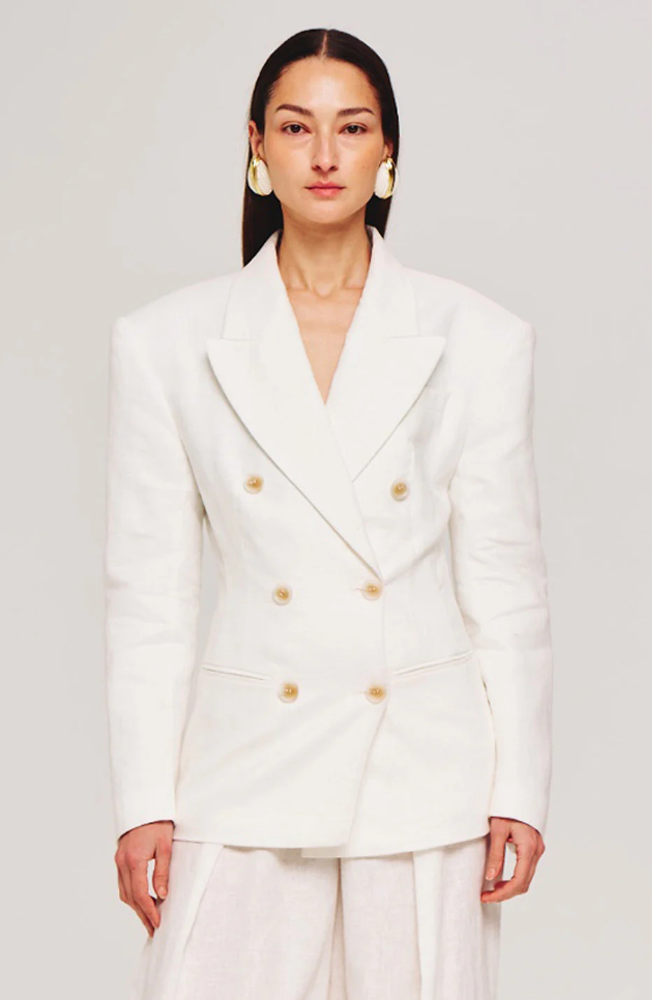 Cosette Blazer | White