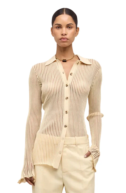 Denzel Cardigan | Custard