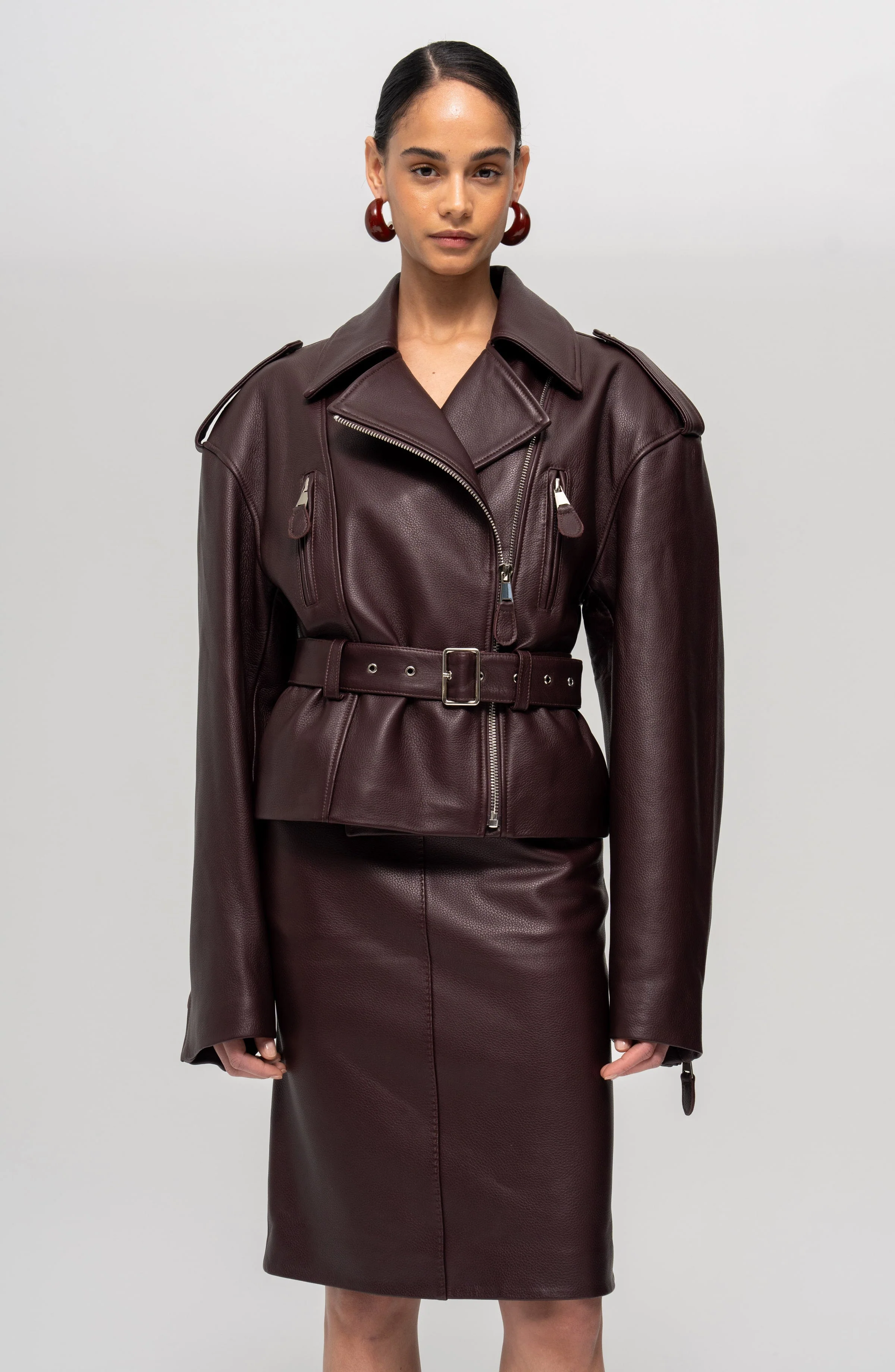 Dorian Skirt | Brown - Image 2