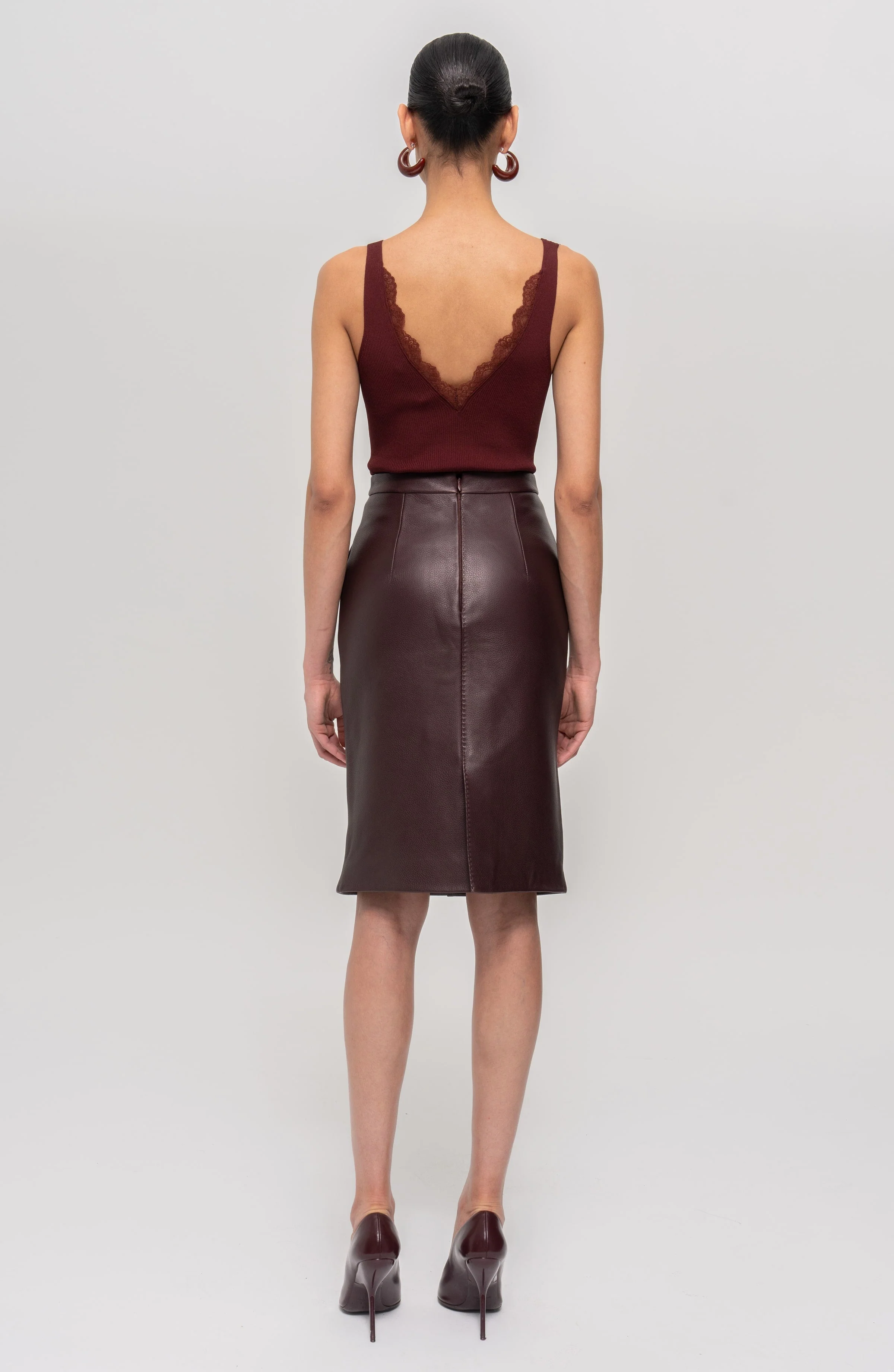 Dorian Skirt | Brown - Image 3