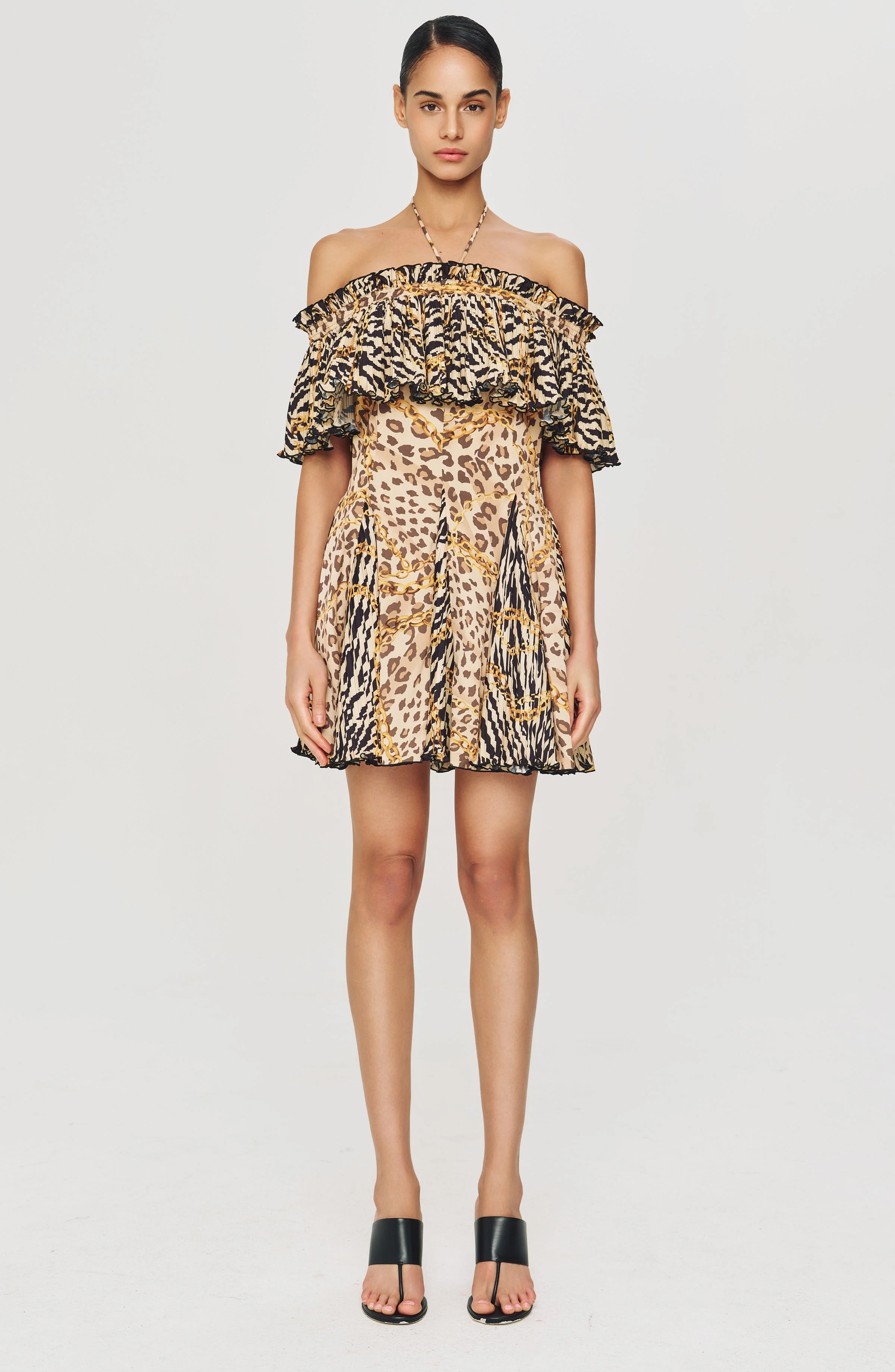Esmi Dress | Mixed Zebra/Cheeta - Image 3