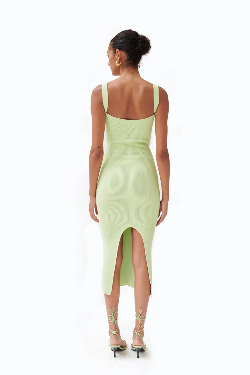 Etia Dress | Butterfly Green - Image 2