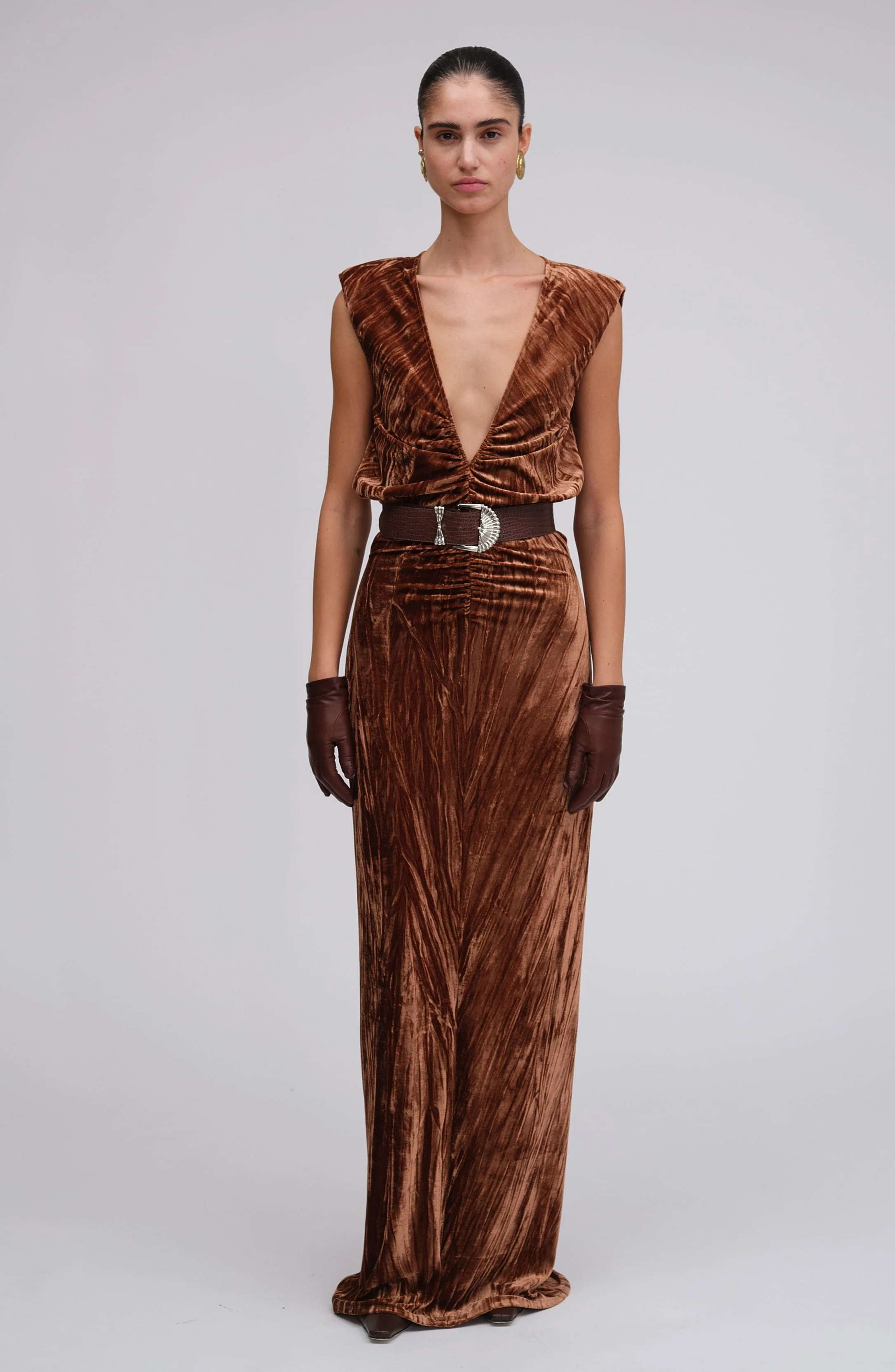 Hayley Dress | Caramel