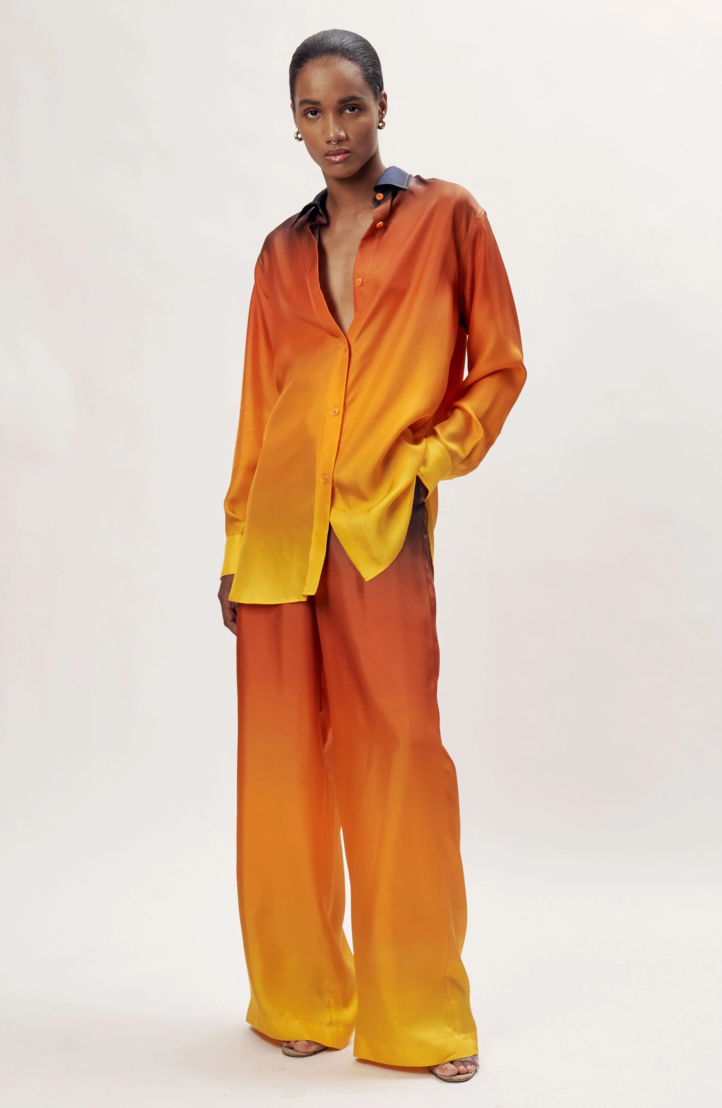 Kia Pant | Ombre Orange Multi