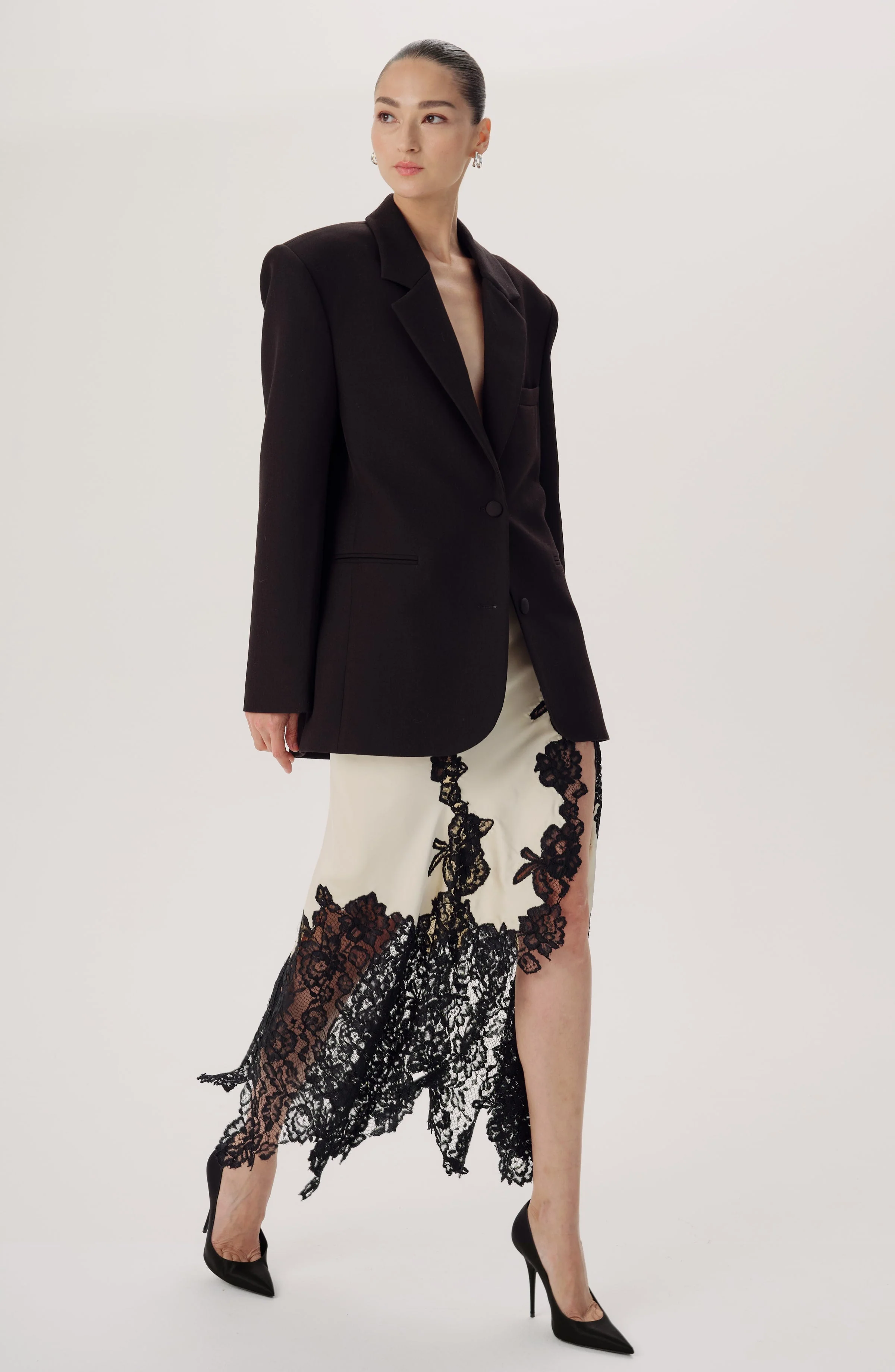 Klindy Skirt | Ivory Black - Image 2
