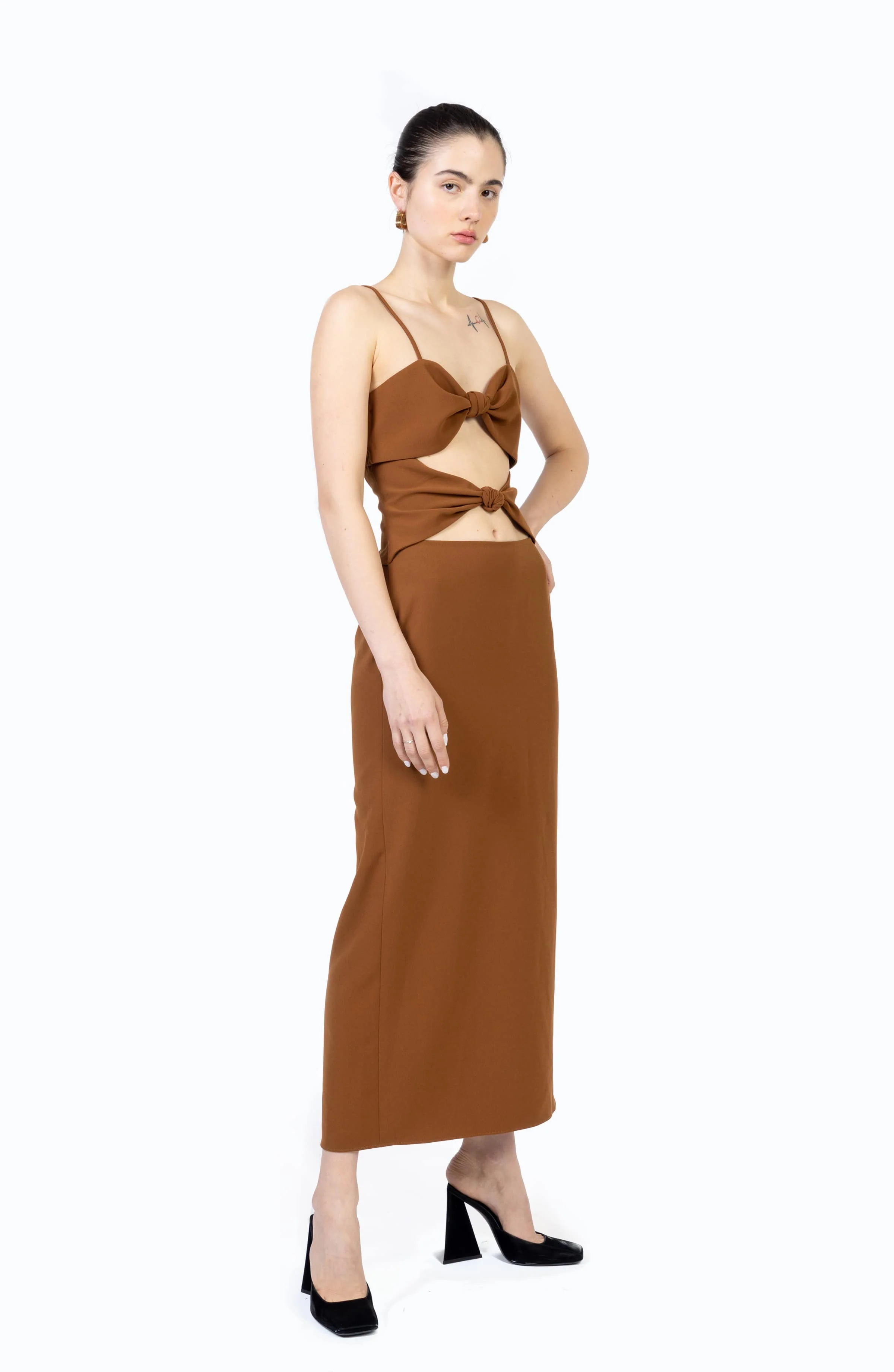 Kosta Dress | Sepia Brown - Image 2