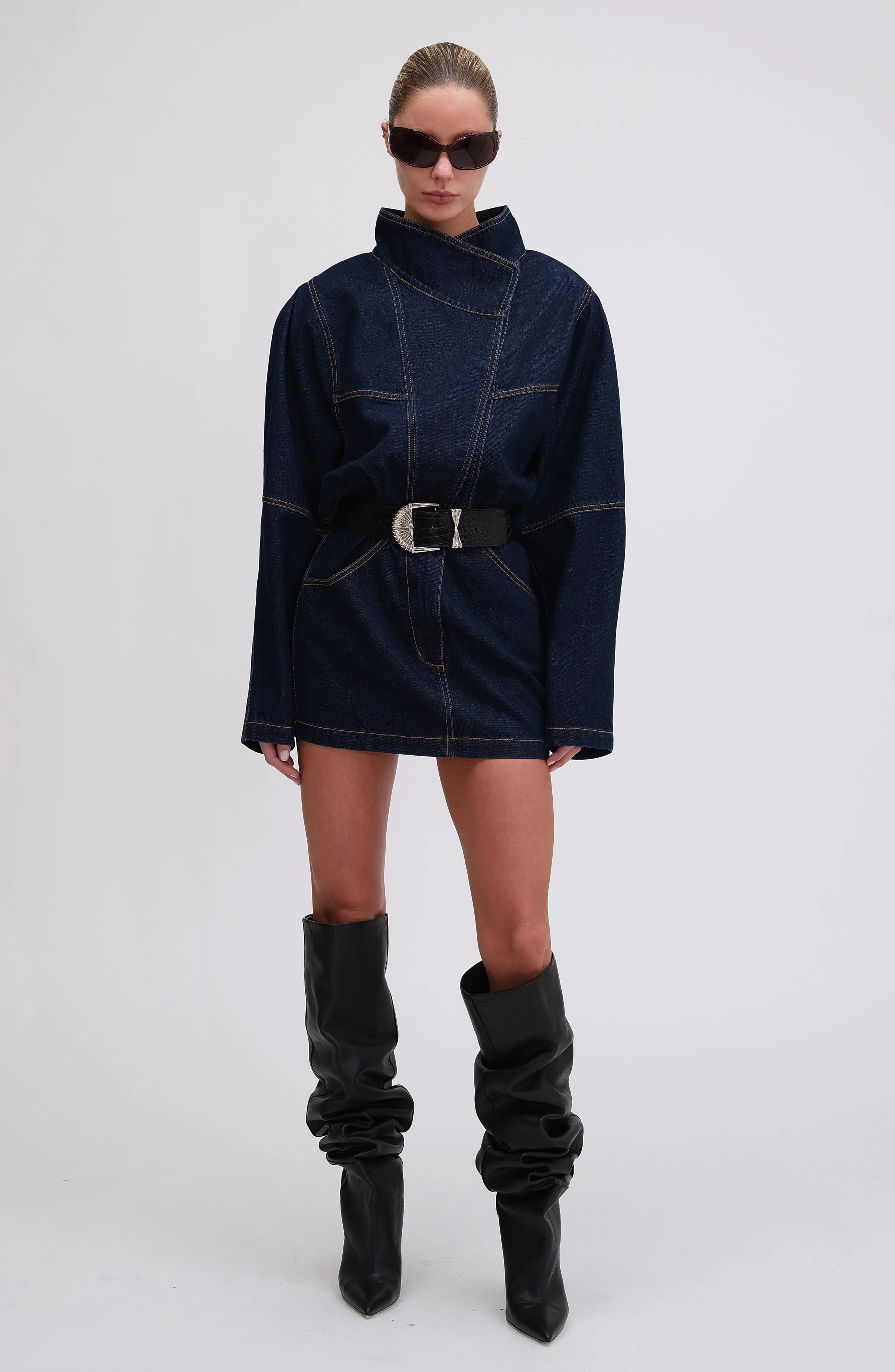 Maddix Dress | Dark Wash - Image 3