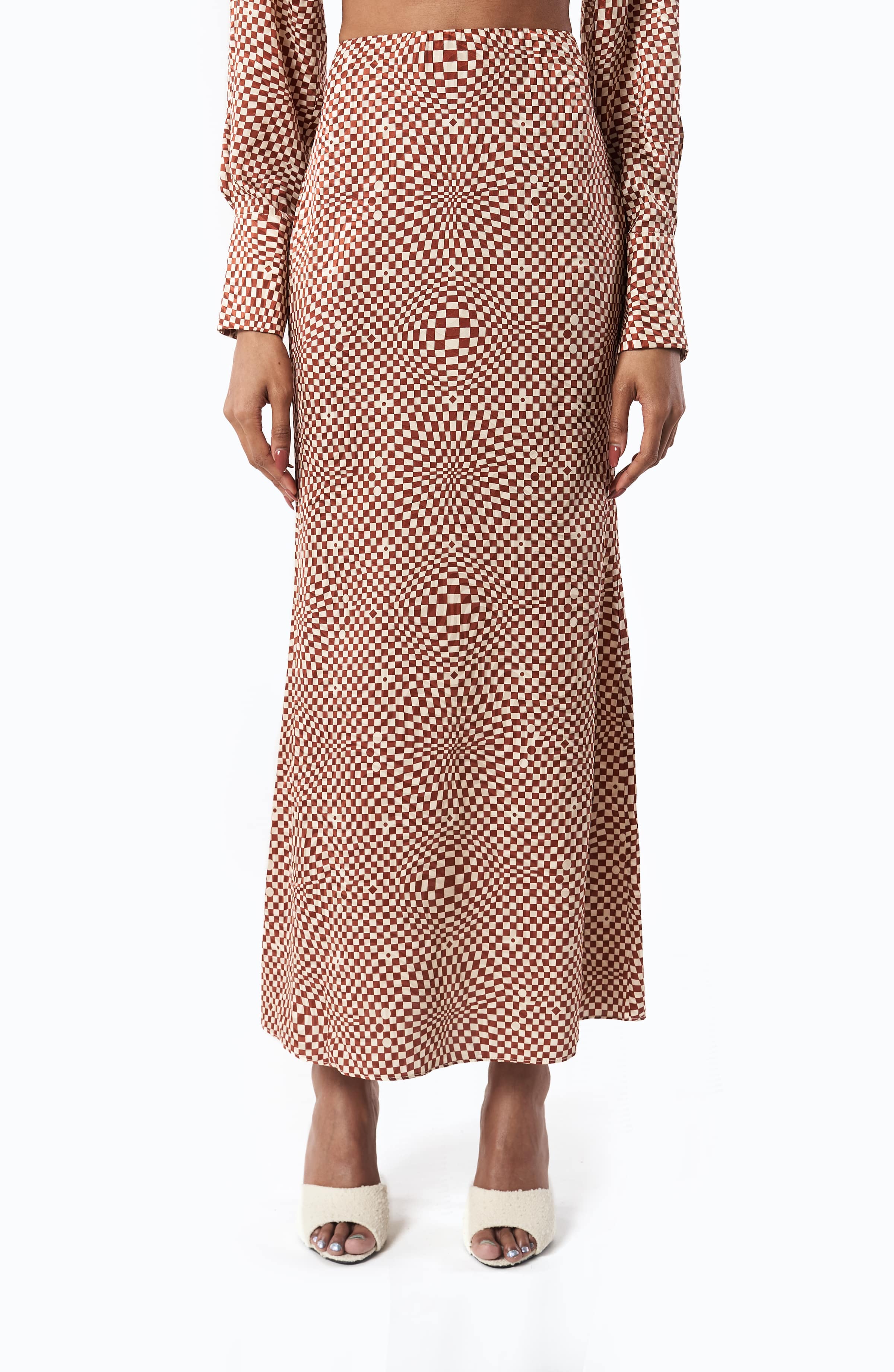 Mae Skirt | Picante White/Smoke - Image 2