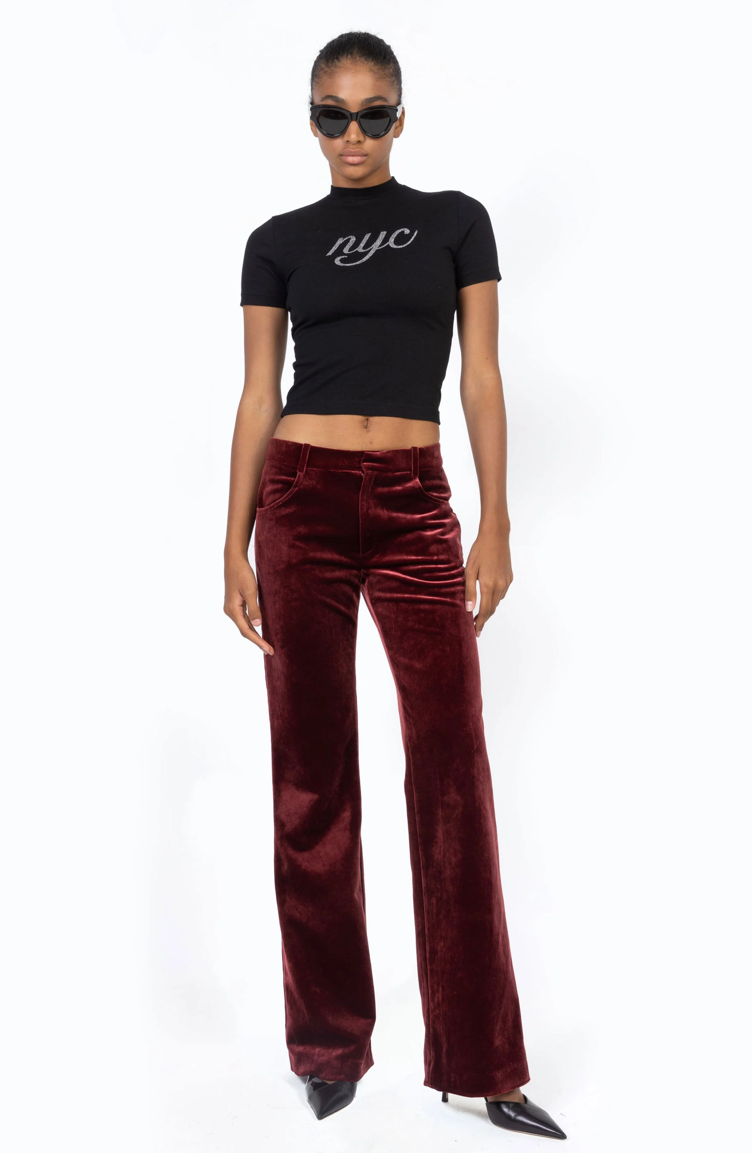Maura Pants | Merlot