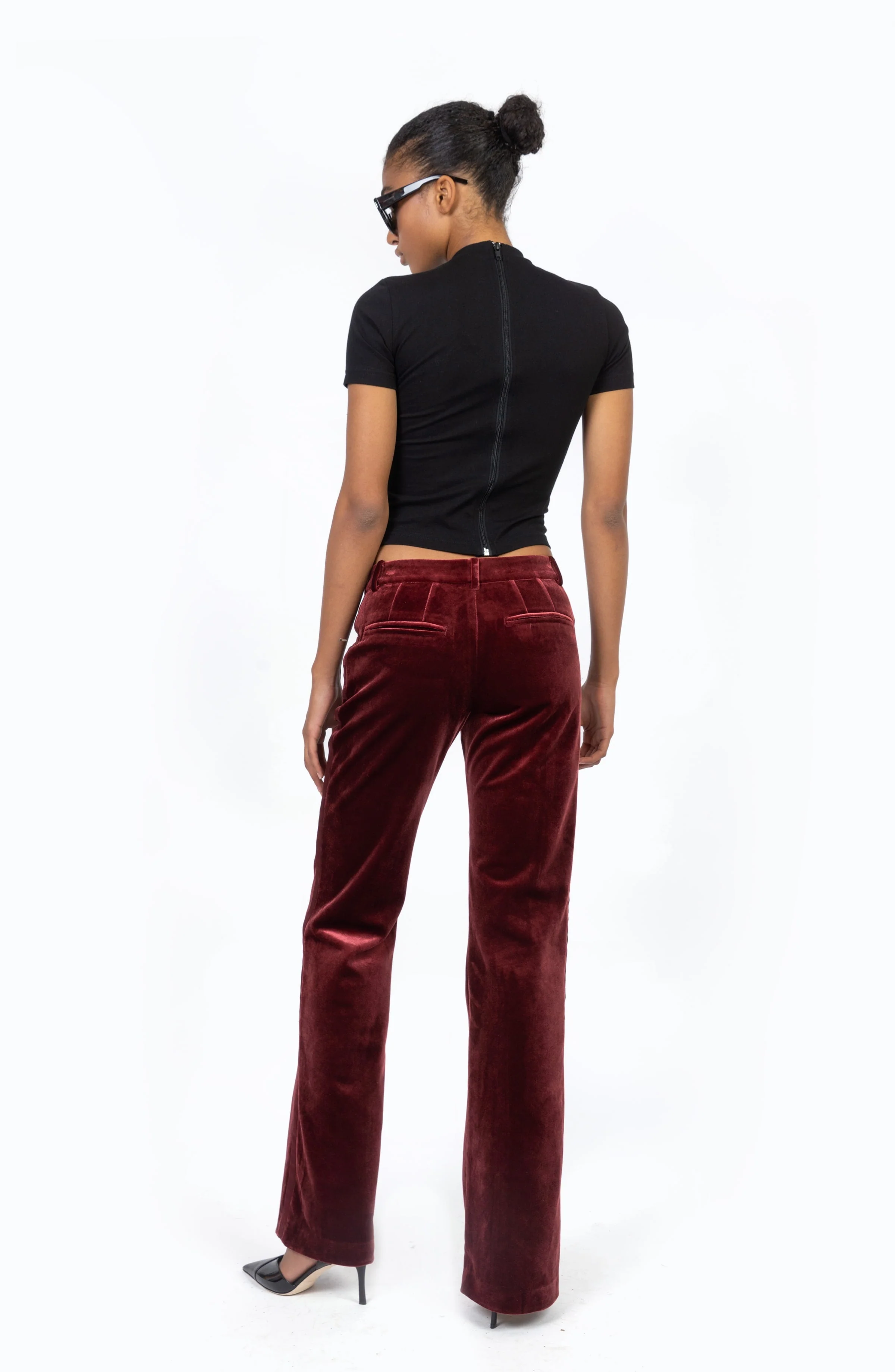 Maura Pants | Merlot - Image 3