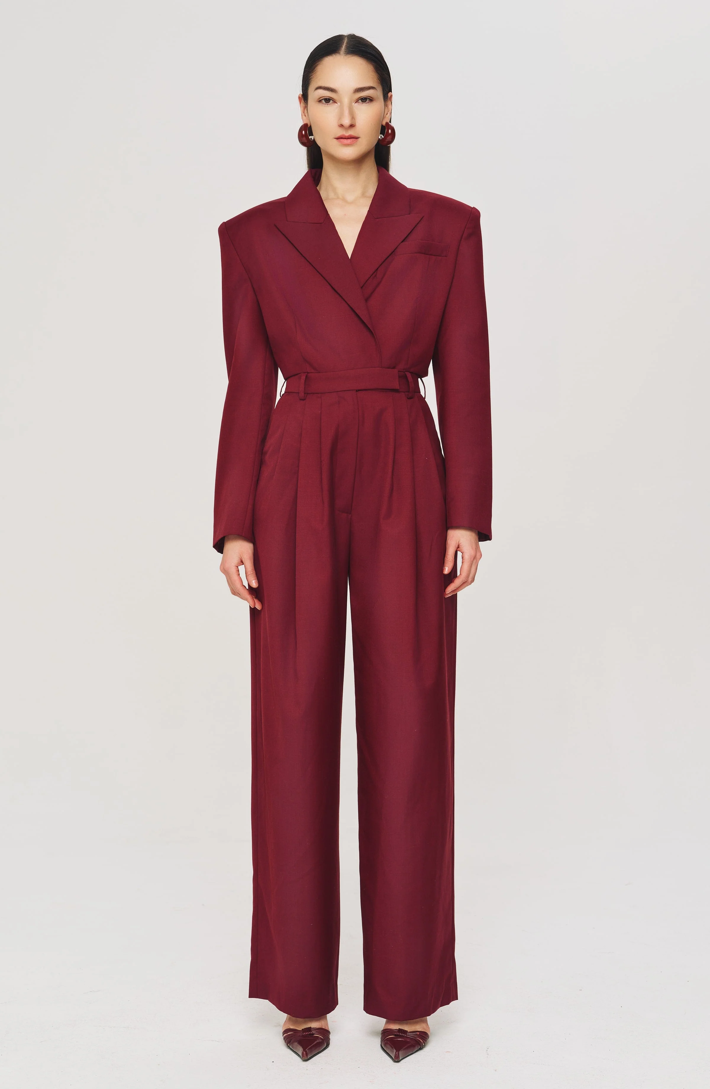 Michelle Jumpsuit | Burgundy