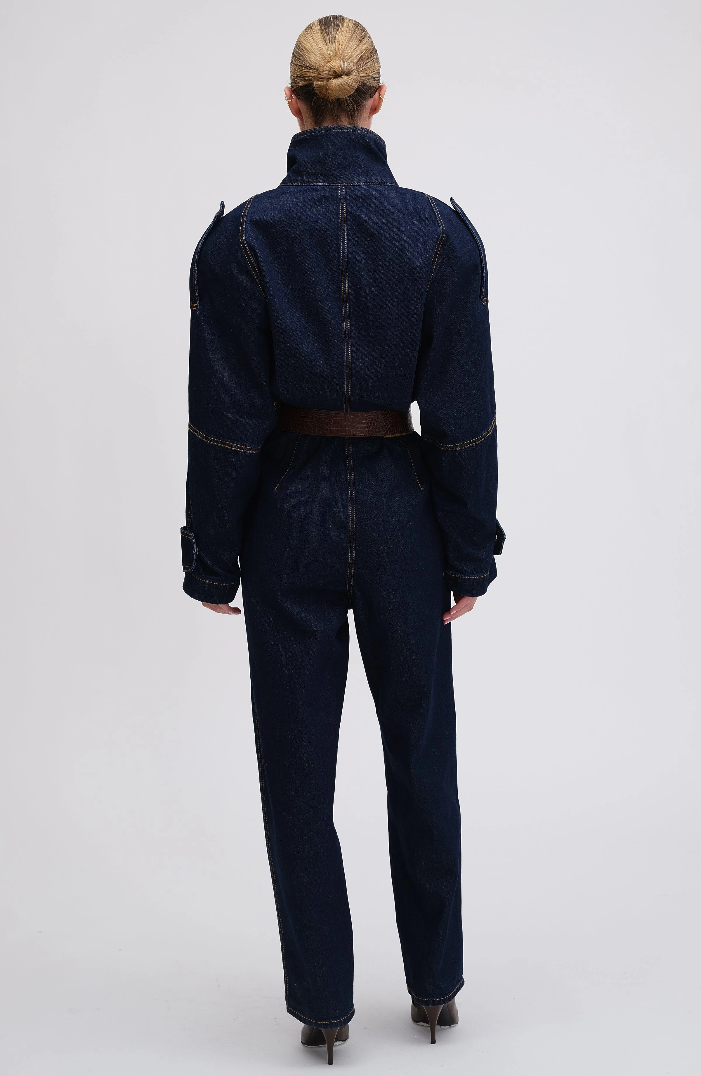 Nailah Jumpsuit | Darkwash Blue - Image 3