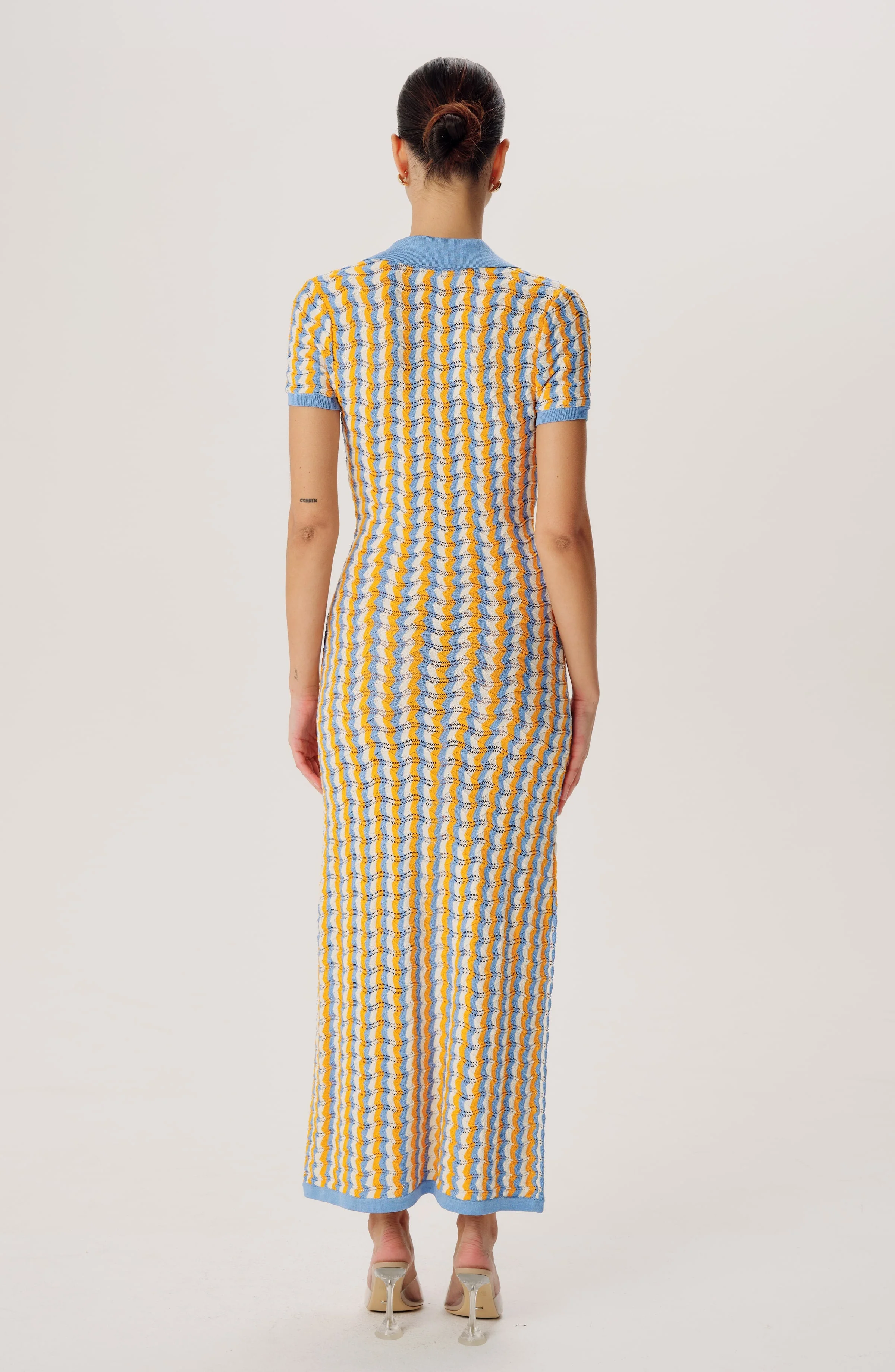Quinlan Knit Dress | Cornflower Multi - Image 4