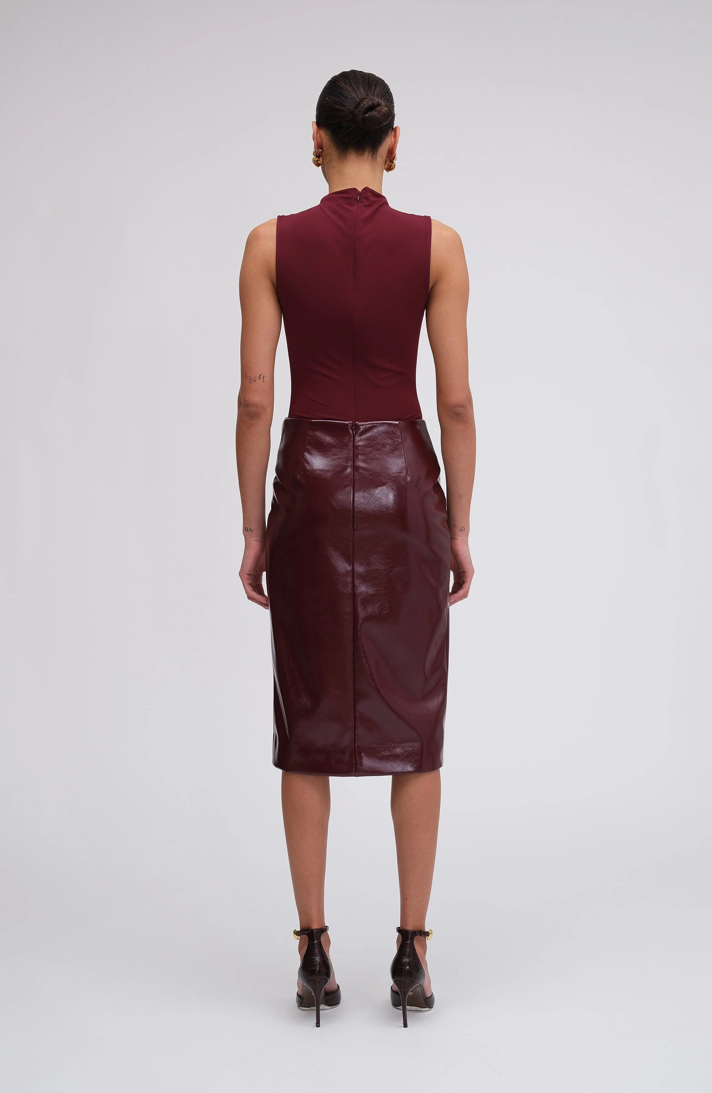 Rita Bodysuit | Oxblood - Image 2
