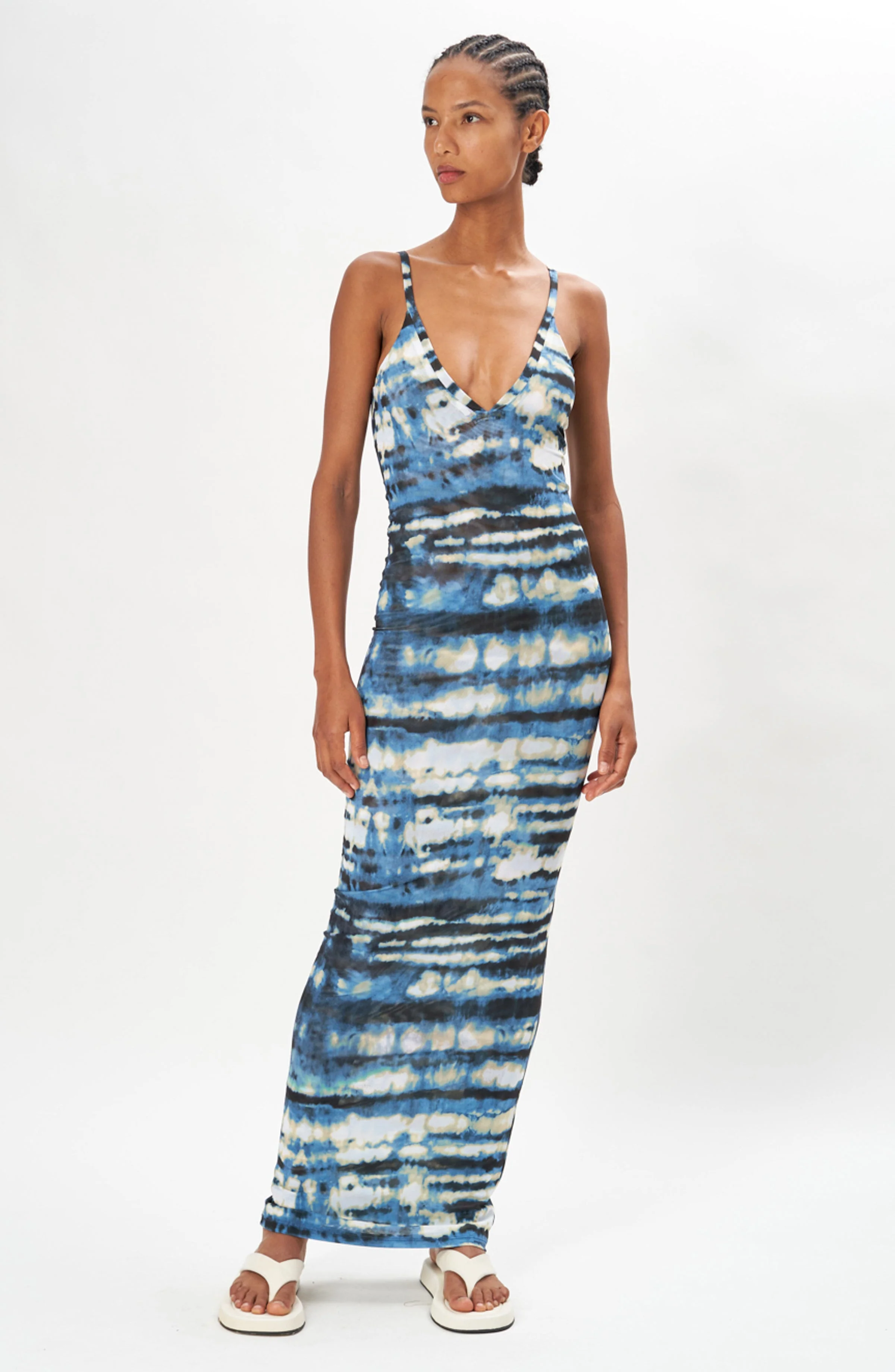 Rozio Dress | Tie Dye Blue - Image 2