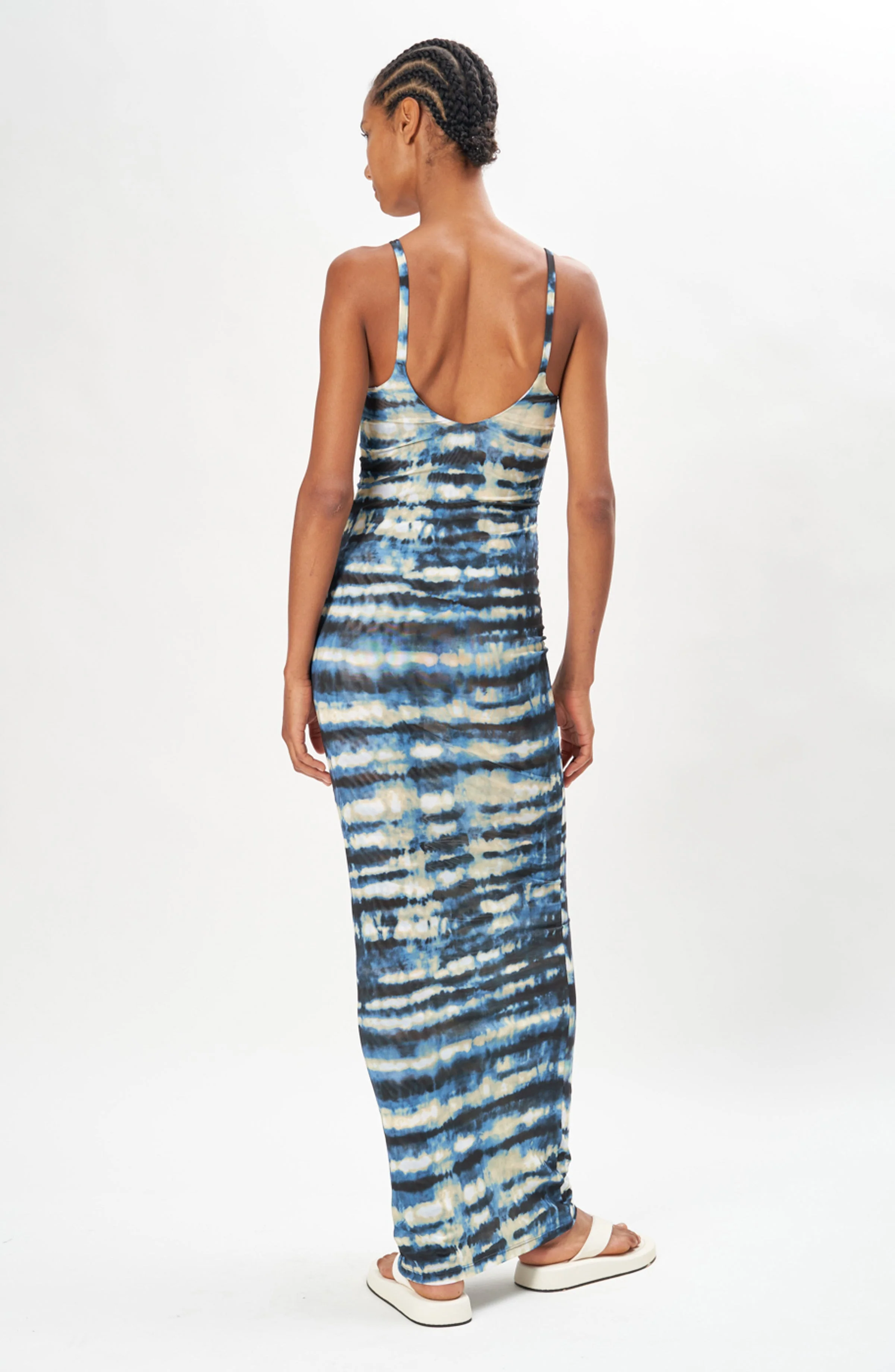 Rozio Dress | Tie Dye Blue - Image 3