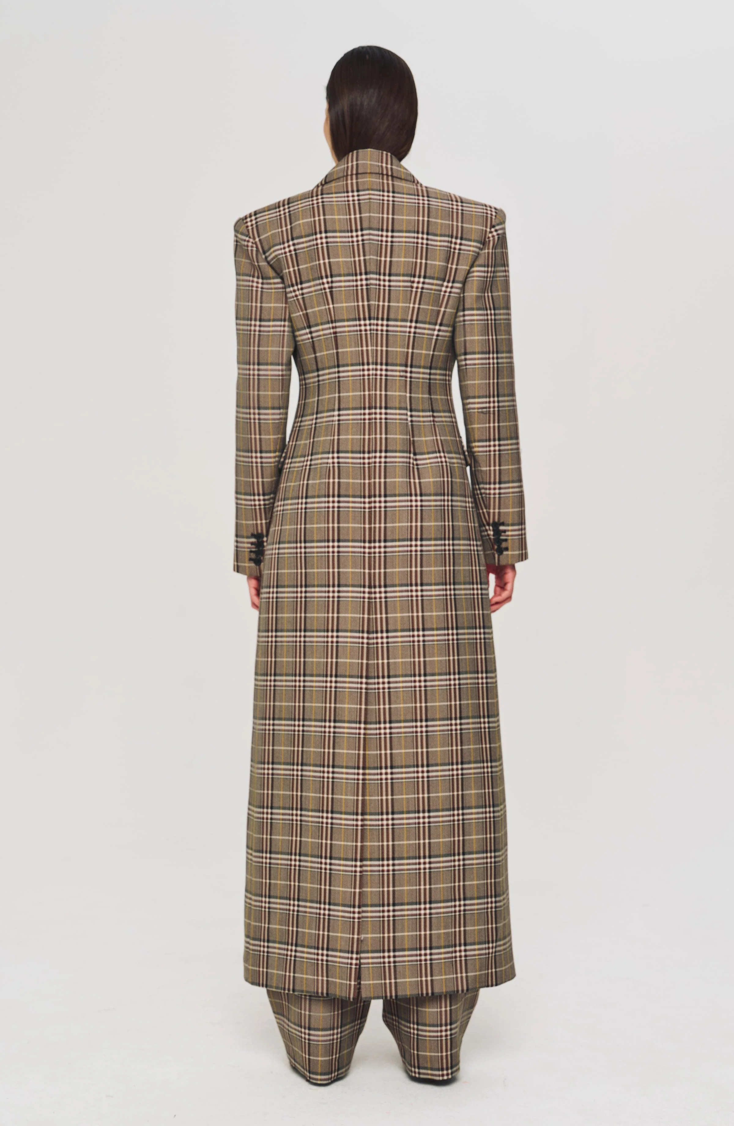 Sandrine Coat | Brown Multi - Image 2