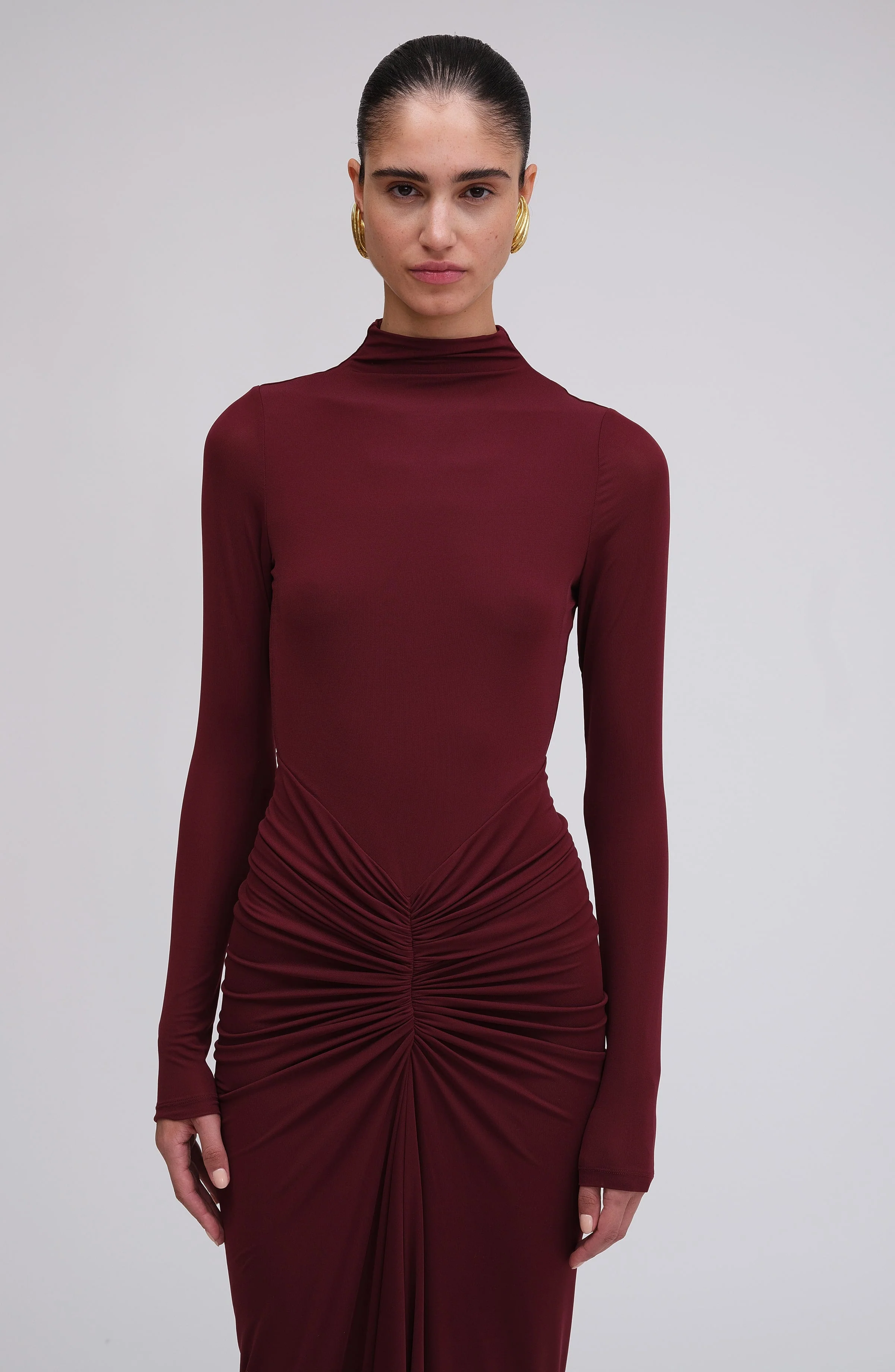 Scorpio Dress | Oxblood - Image 2