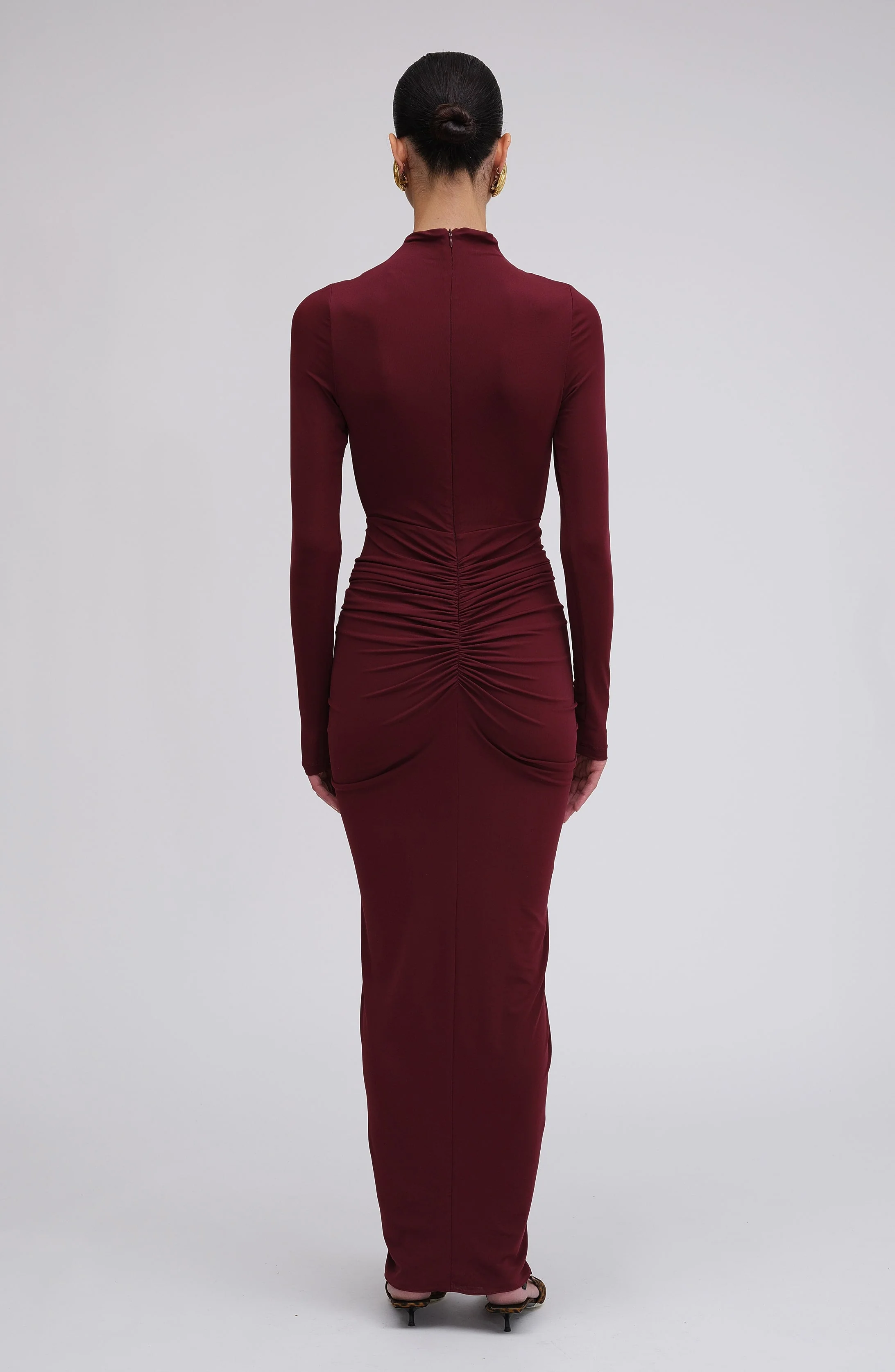 Scorpio Dress | Oxblood - Image 3