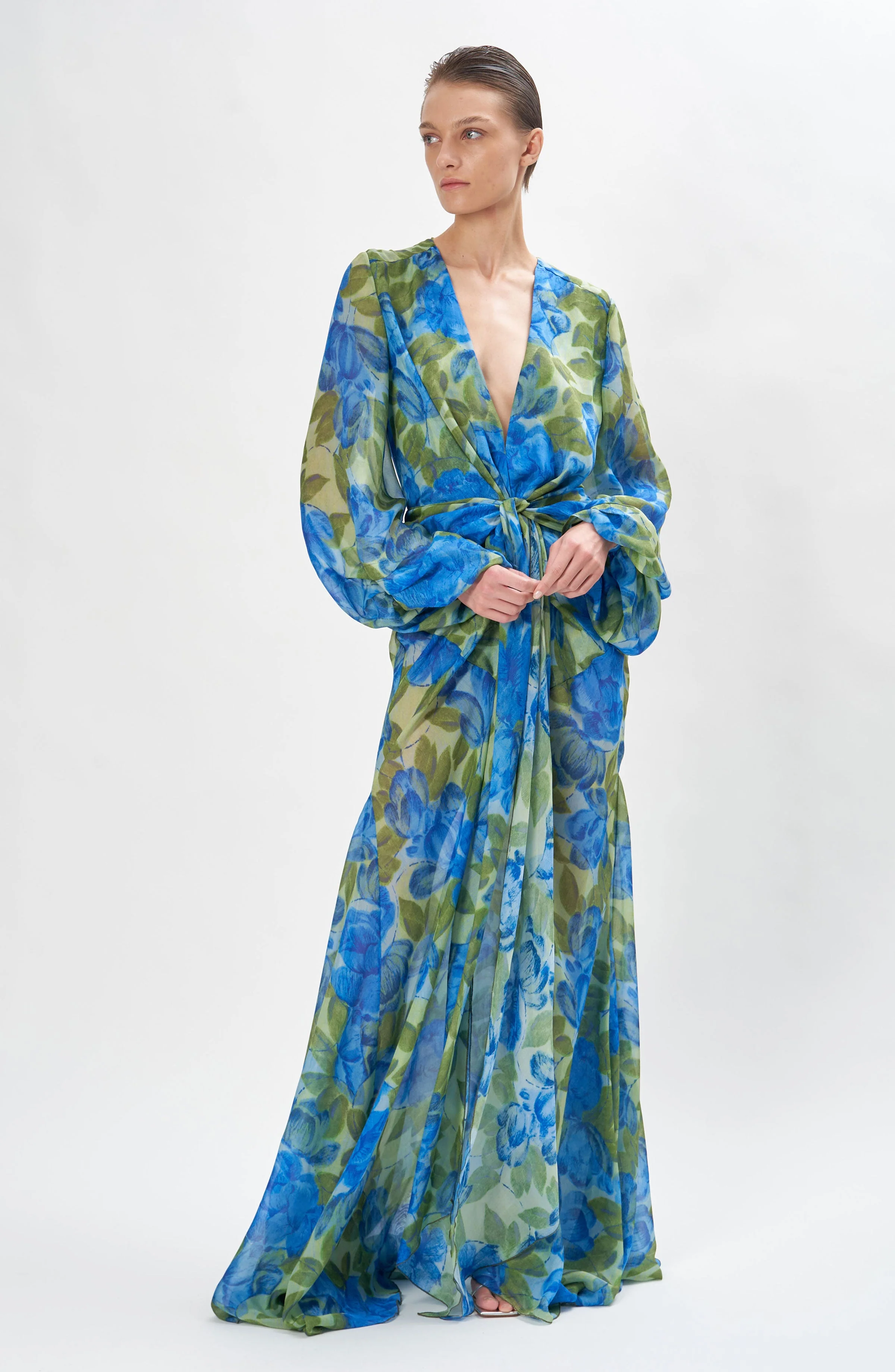 Shanti Dress | Blue Multi - Image 2