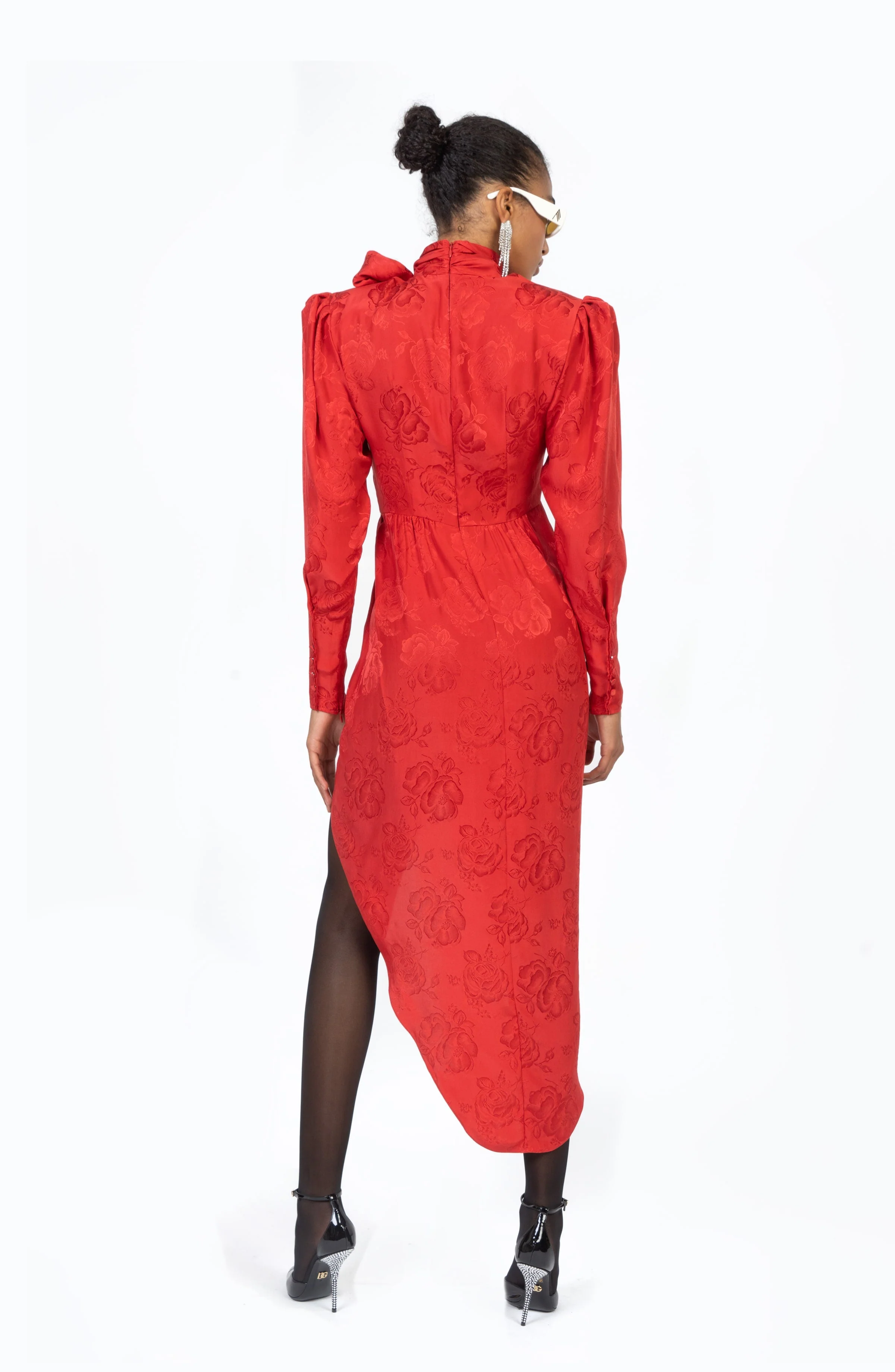 Tati Dress | Lipstick Red - Image 2