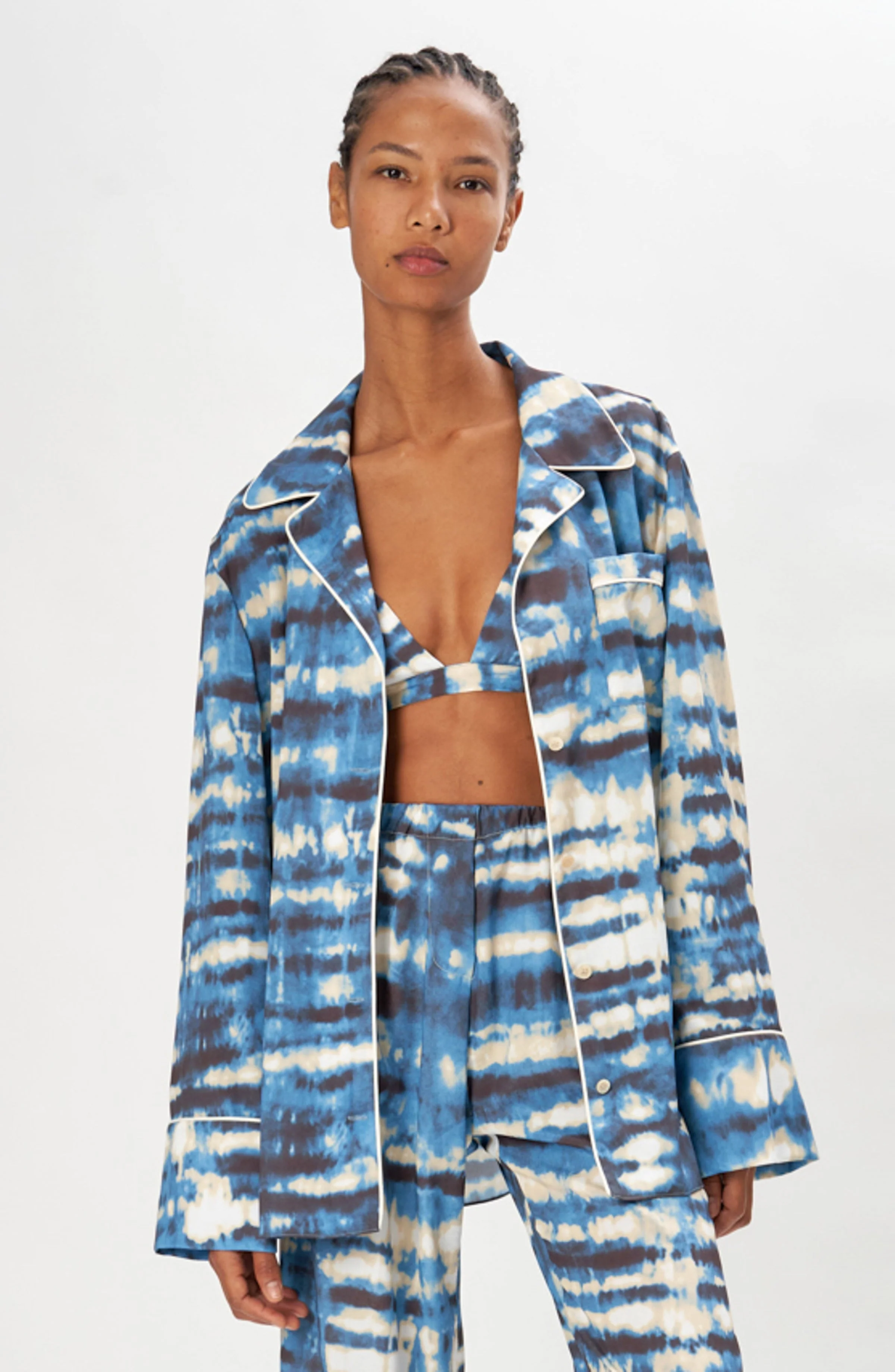 Valentina Top | Tie Dye Blue