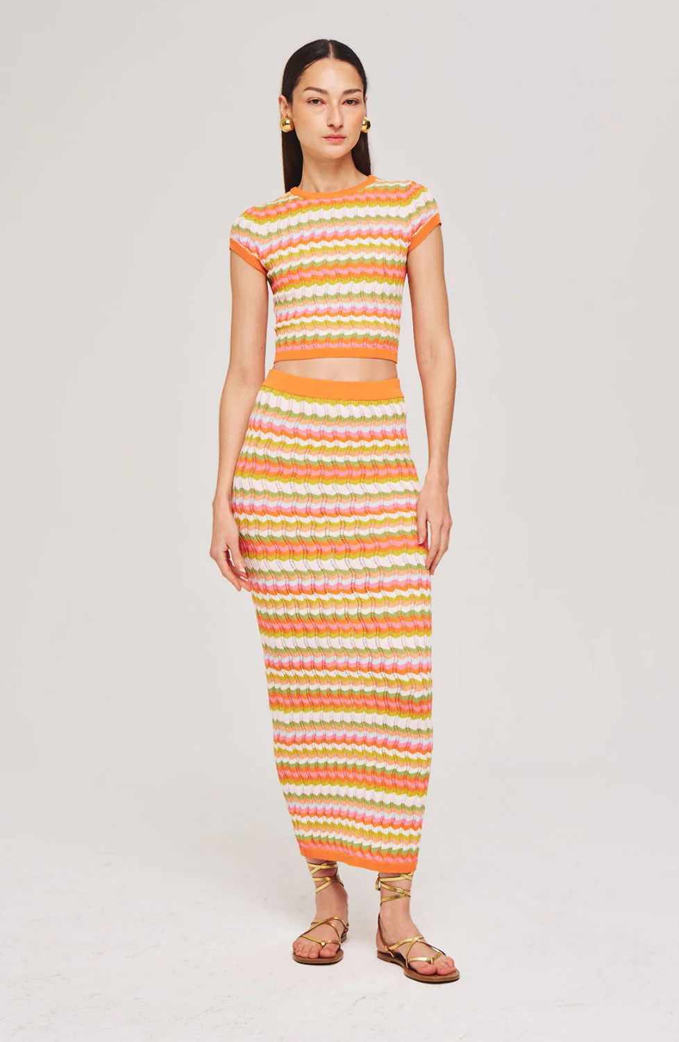 Wilkins Knit Skirt | Rainbow Multi
