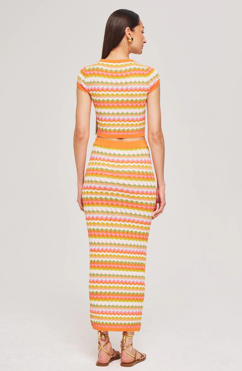 Wilkins Knit Skirt | Rainbow Multi - Image 2