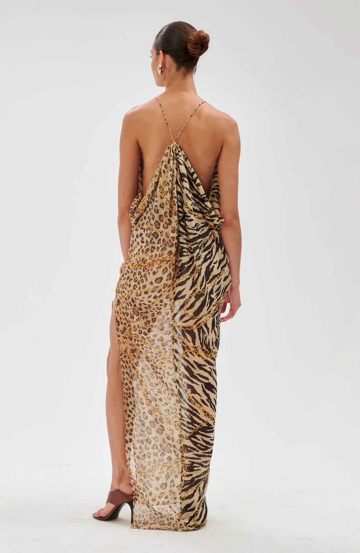Zella Dress | Mixed Zebra/Cheeta - Image 2