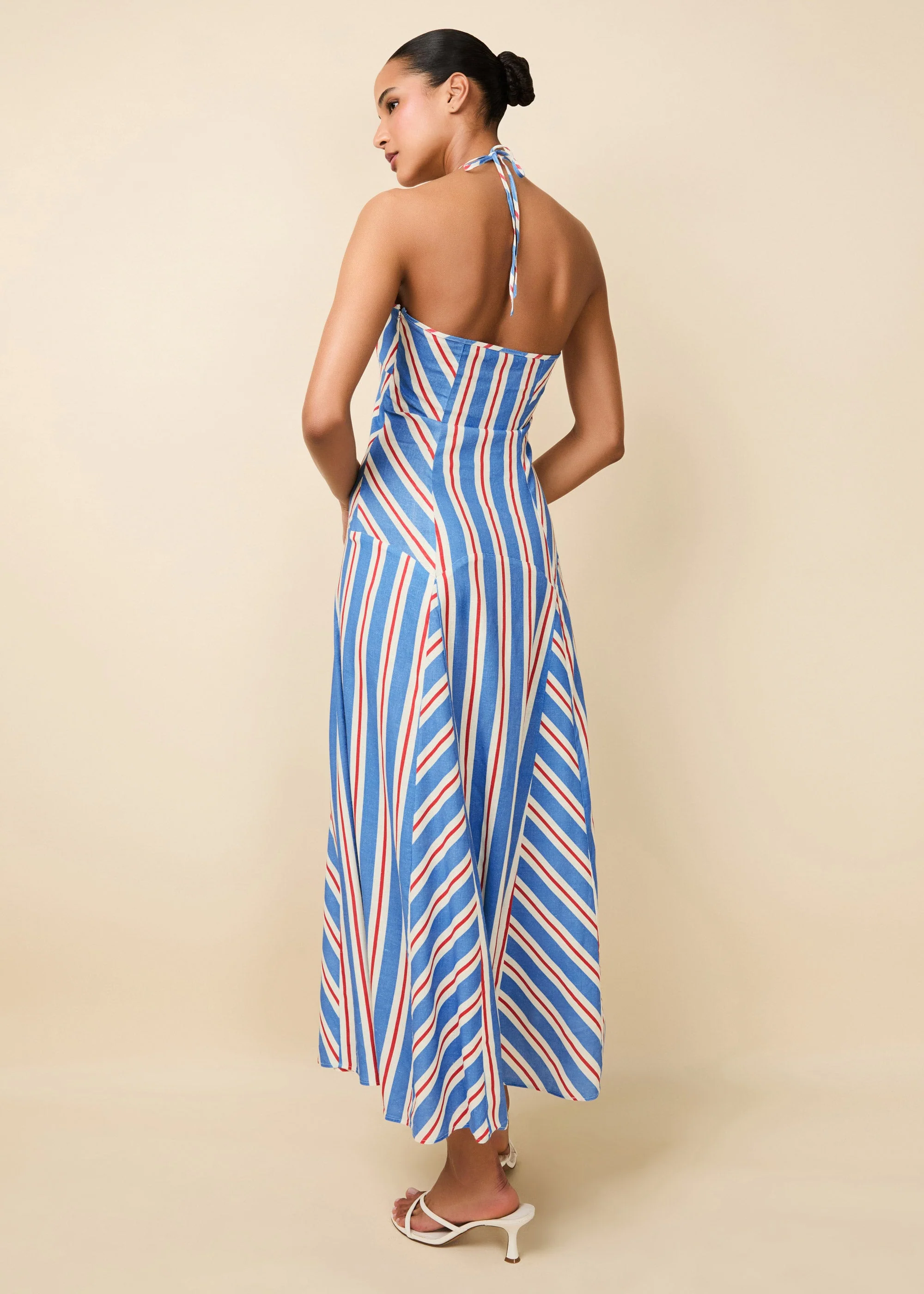 Alessio Dress | Americana Stripe - Image 2