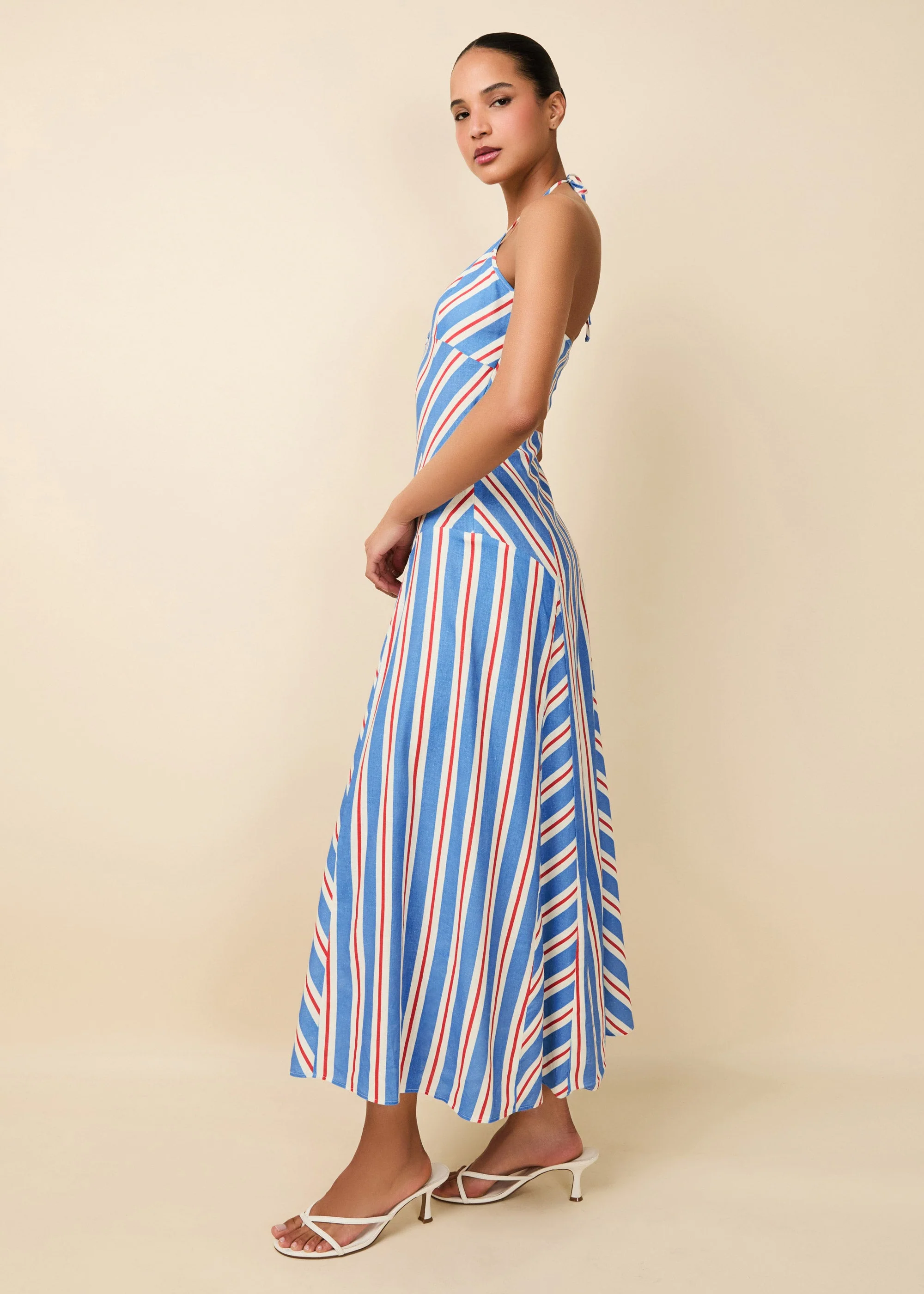 Alessio Dress | Americana Stripe - Image 3