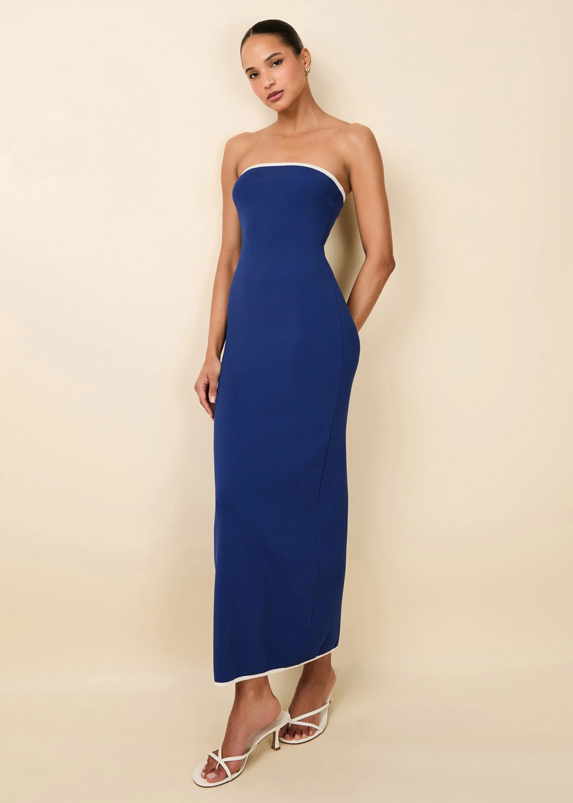 Caroline Dress | Maritime Navy - Image 2