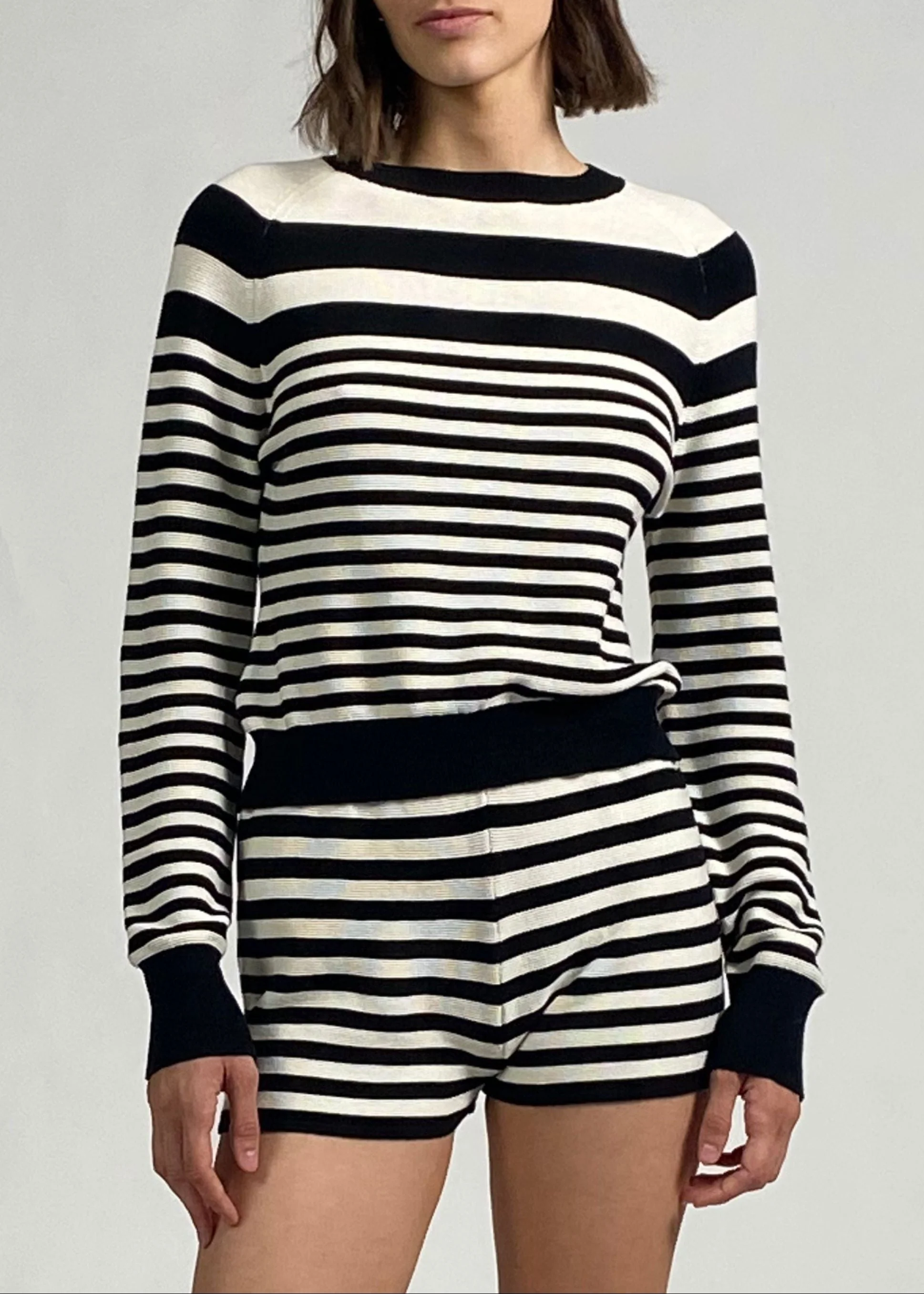 Celeste Short | Noir / Brule Stripe - Image 2