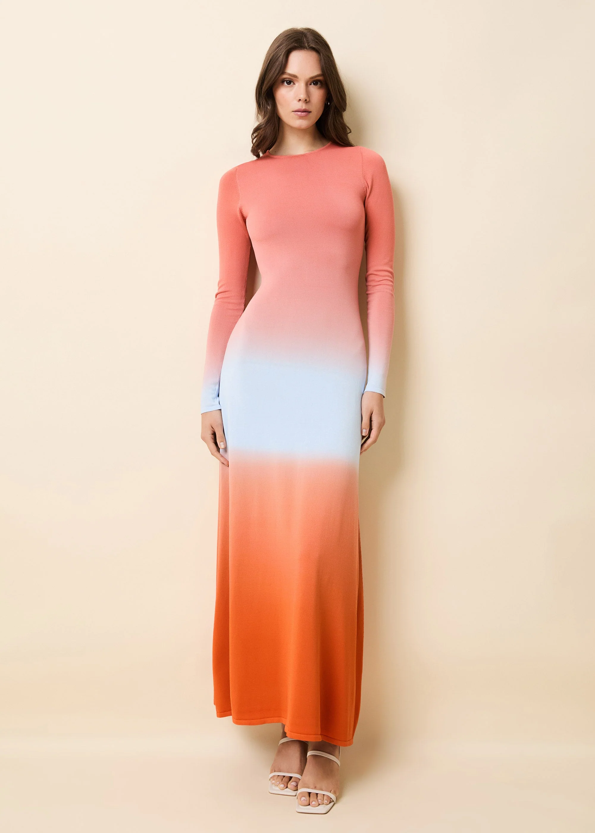 Dora Dress | Ombre Peachy Keen