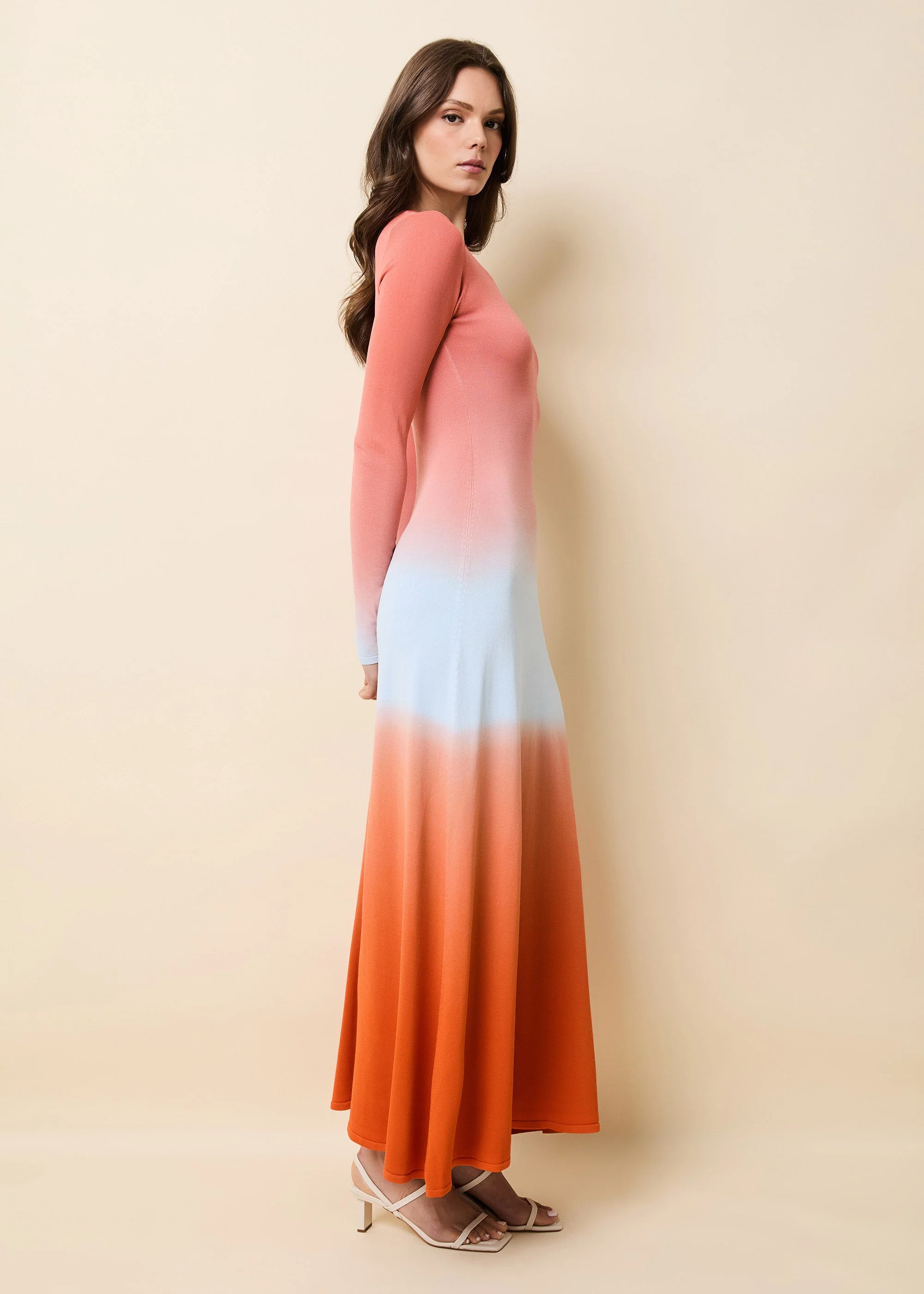 Dora Dress | Ombre Peachy Keen - Image 4