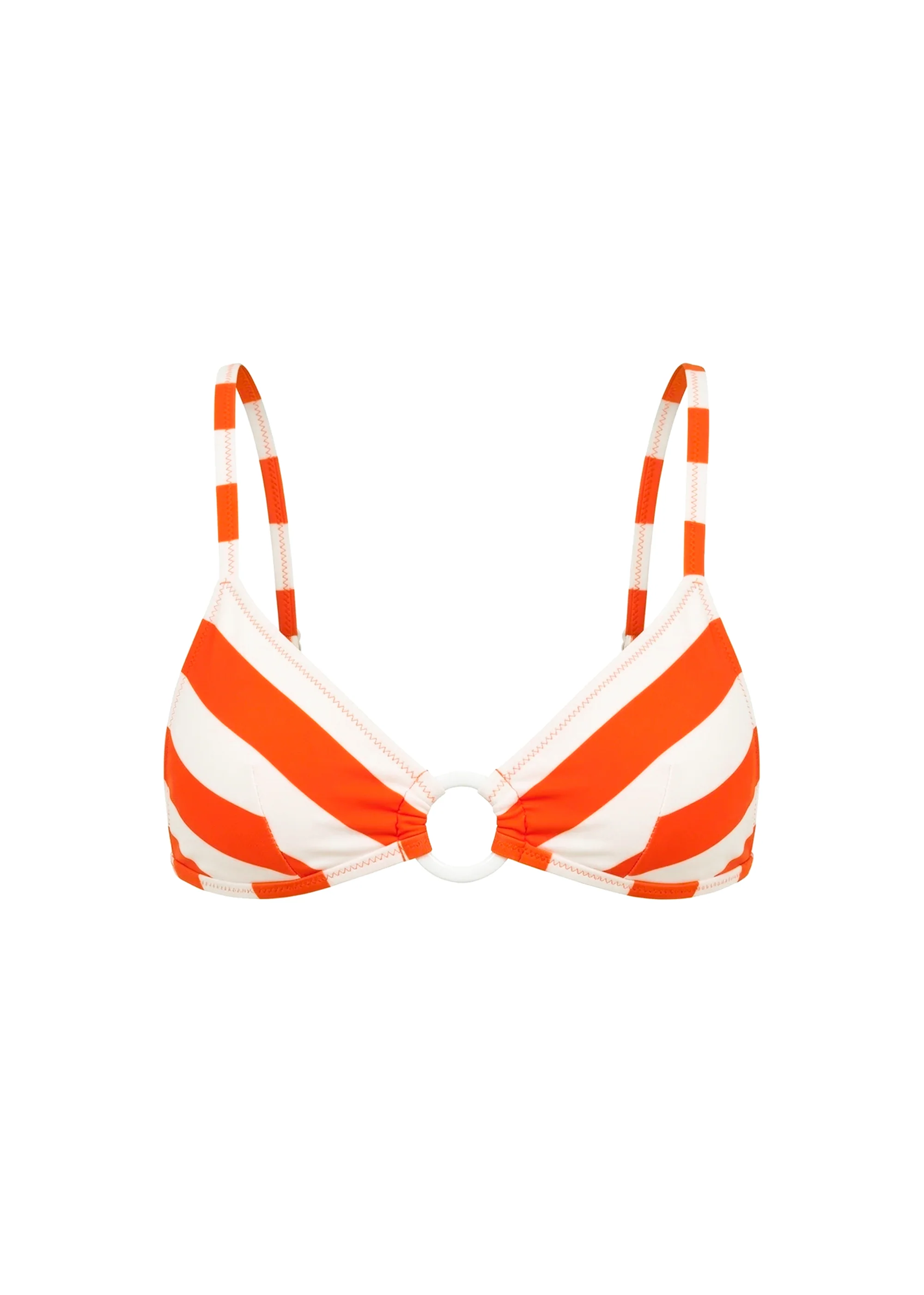 Gaia Bikini Top | Habanero / Brule Stripe - Image 6
