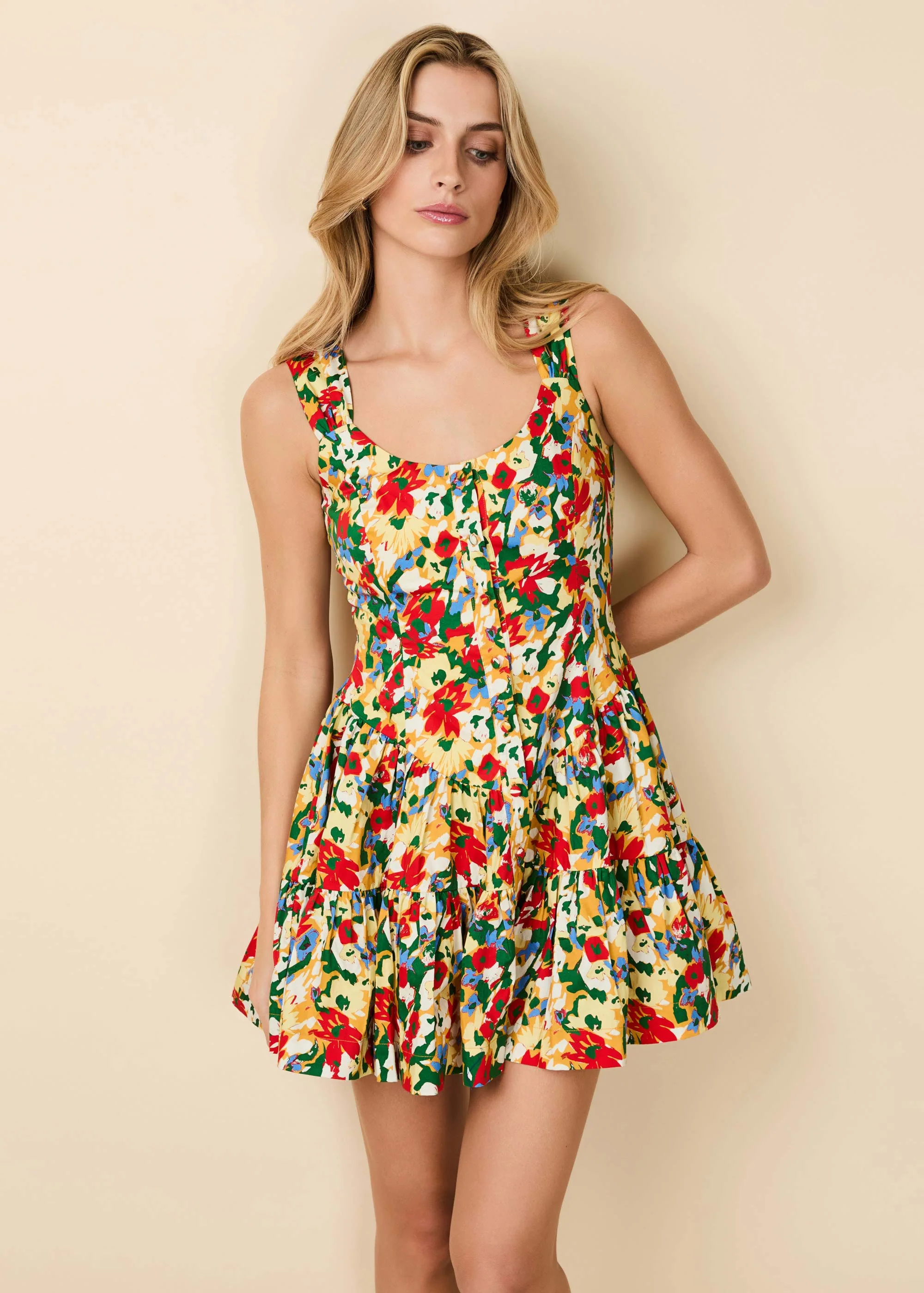 Leah Dress | Picasso Floral