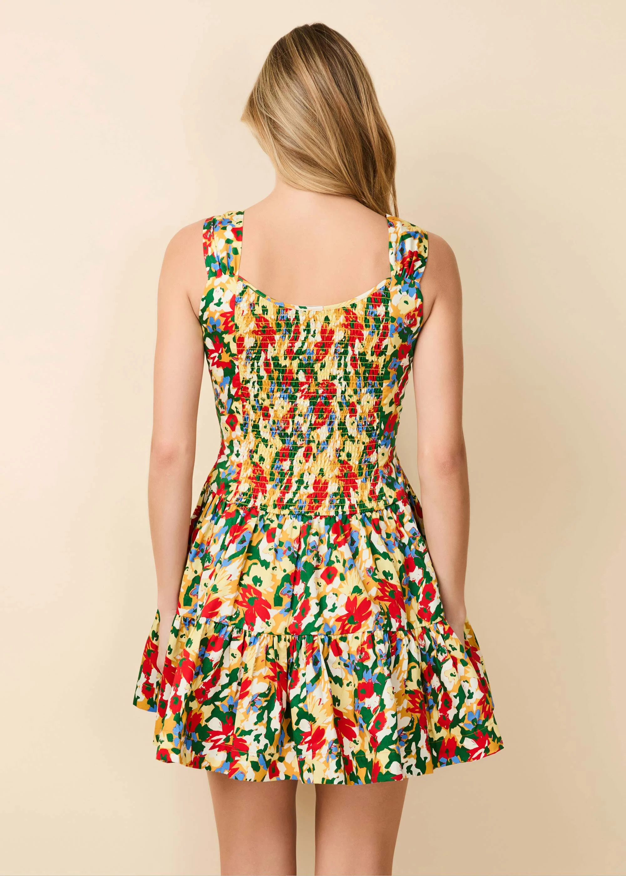 Leah Dress | Picasso Floral - Image 3