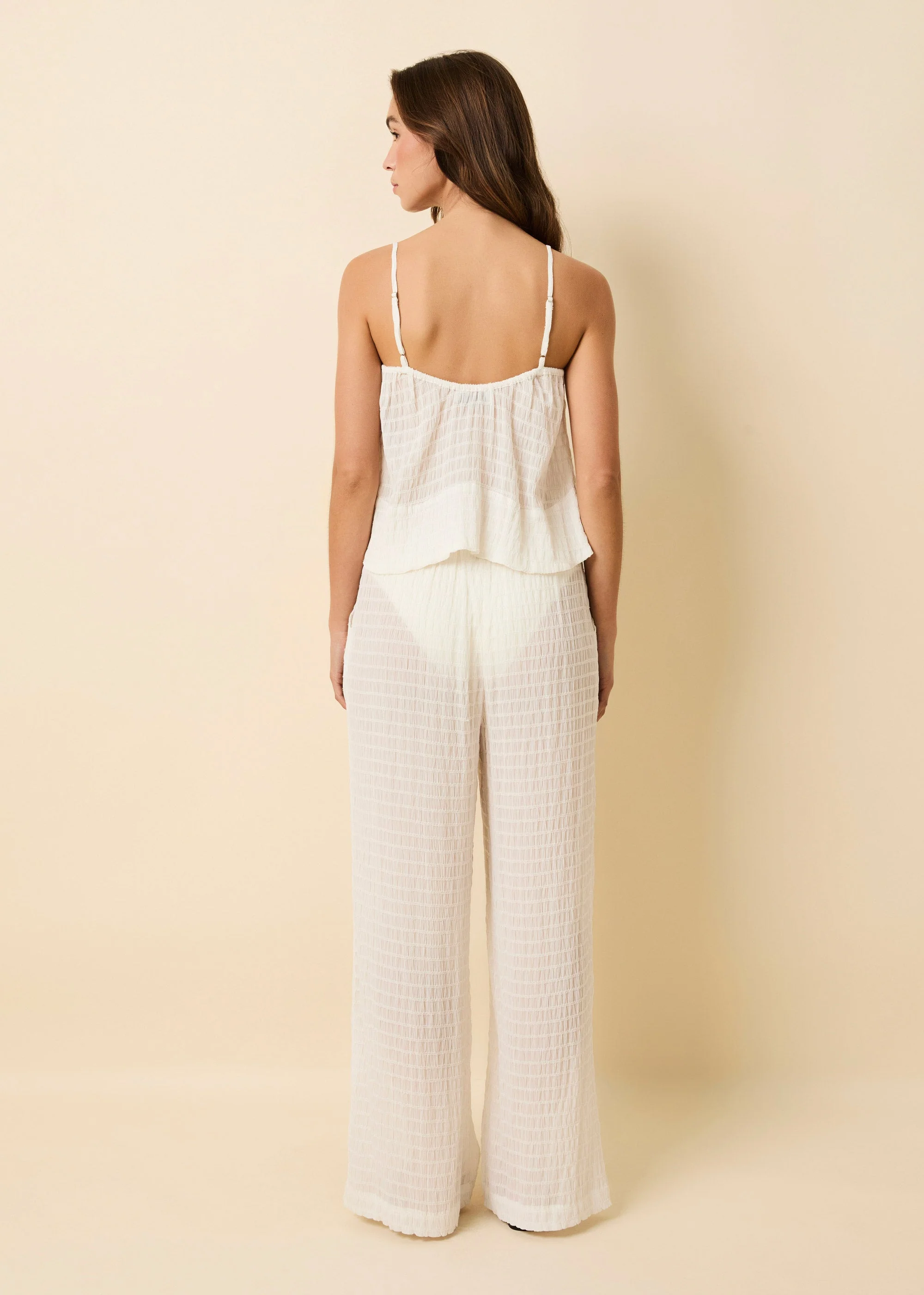 Maayan Top Smocked | Optic White - Image 3