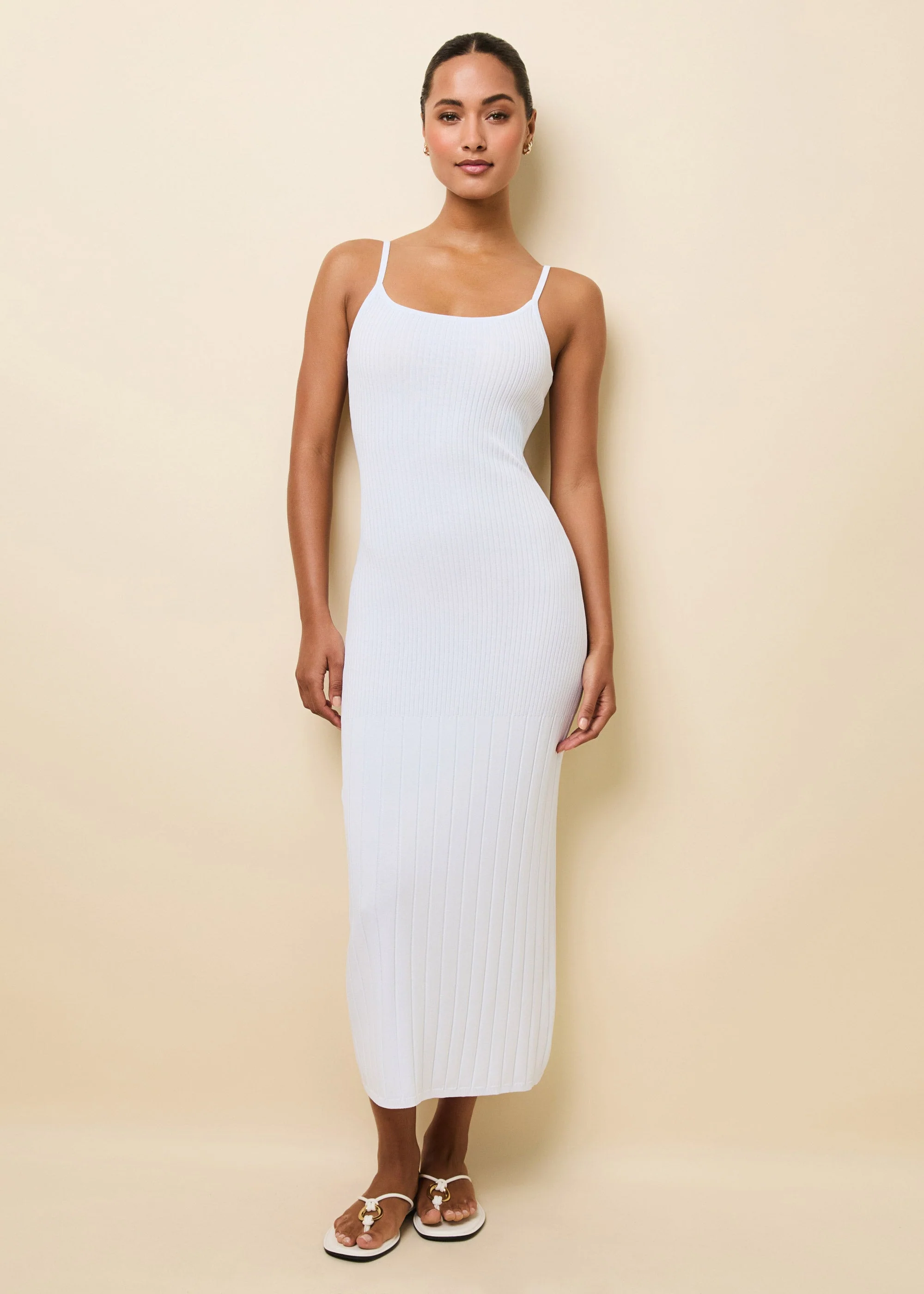 Noel Dress | Optic White