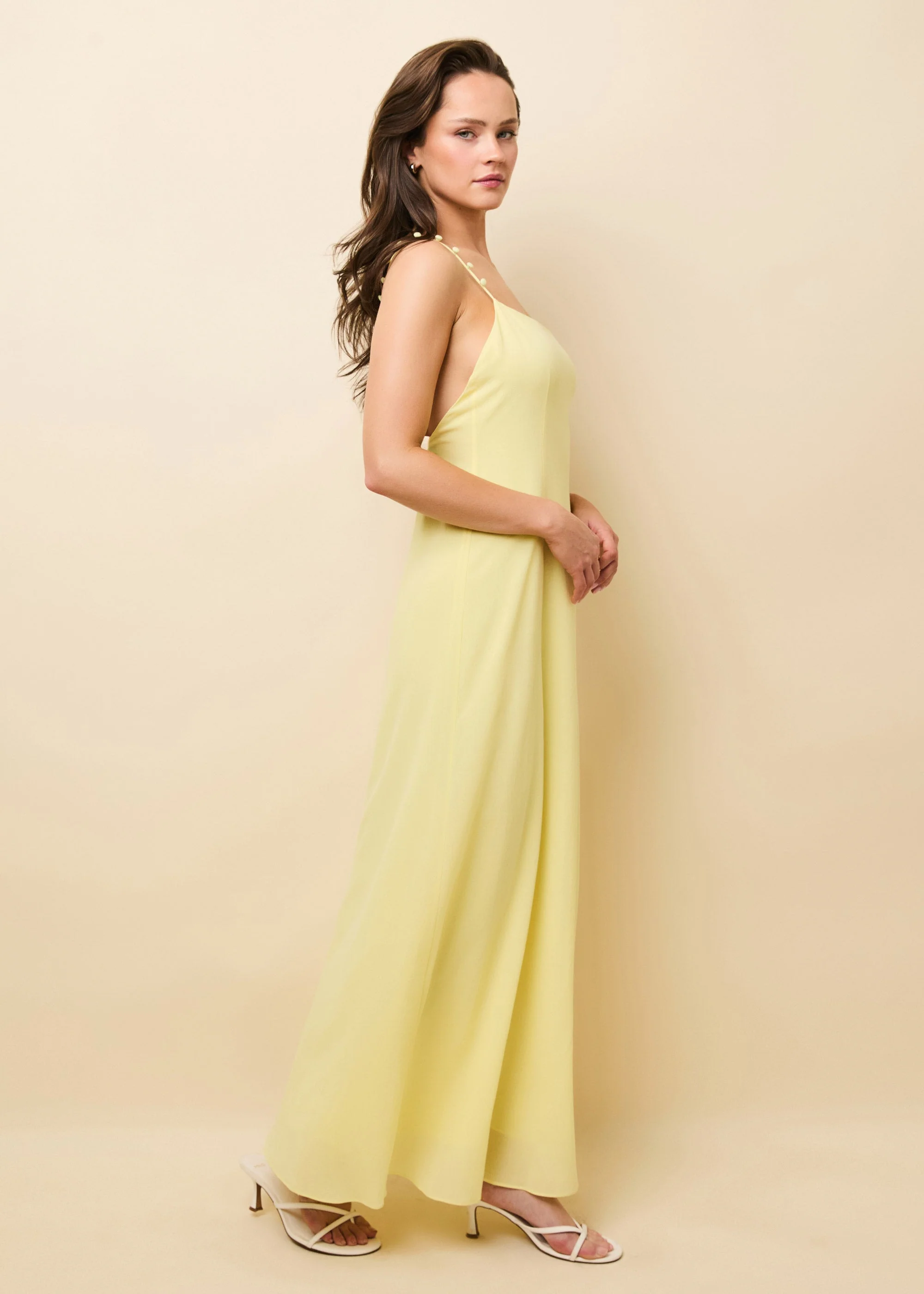 Renna Dress | Custard - Image 3