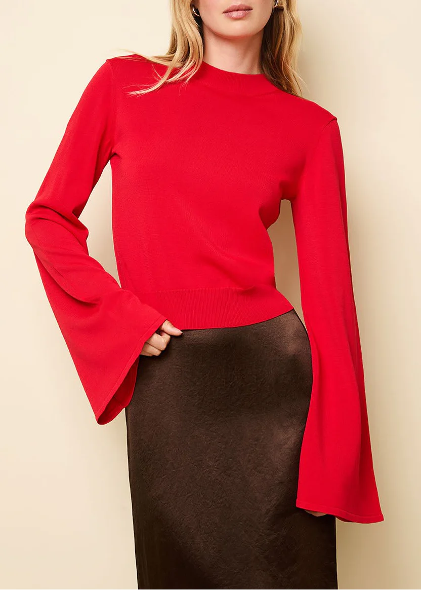 Babetta Sweater | Apple Red