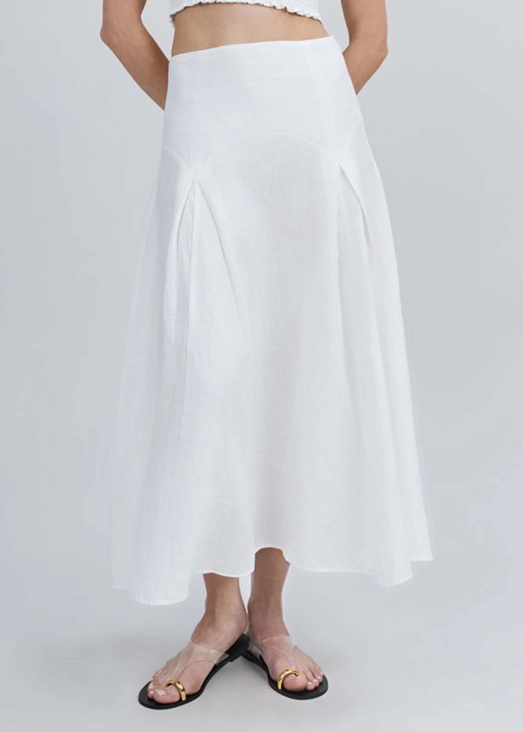 Gael Skirt | Optic White