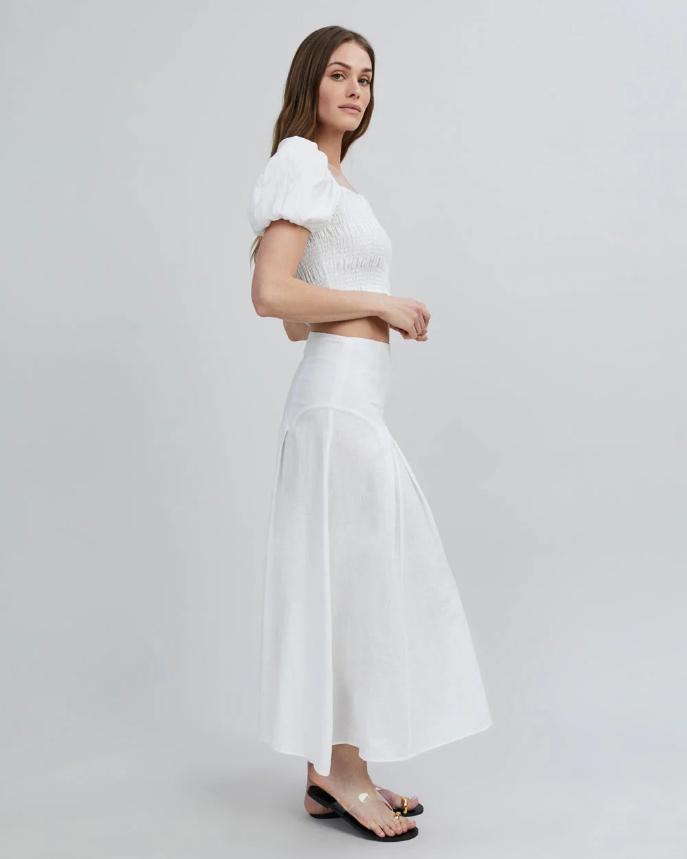 Gael Skirt | Optic White - Image 3