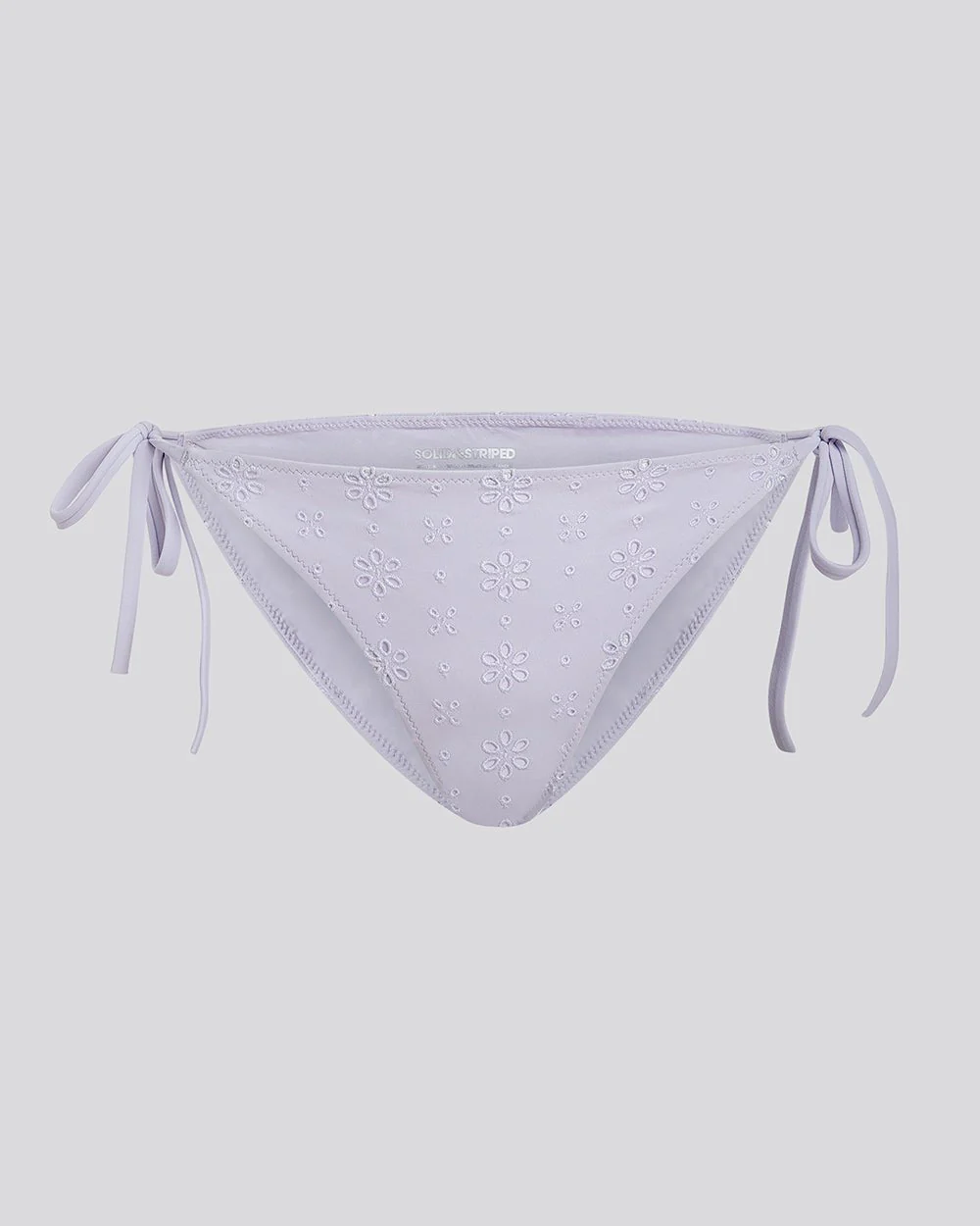 Iris Eyelet Bikini Bottom | Lilac Pastel - Image 2