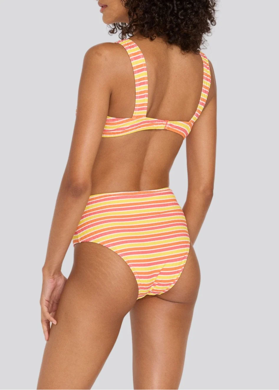 Lilo Ribbed Bikini Bottom | Sorbet Stripe