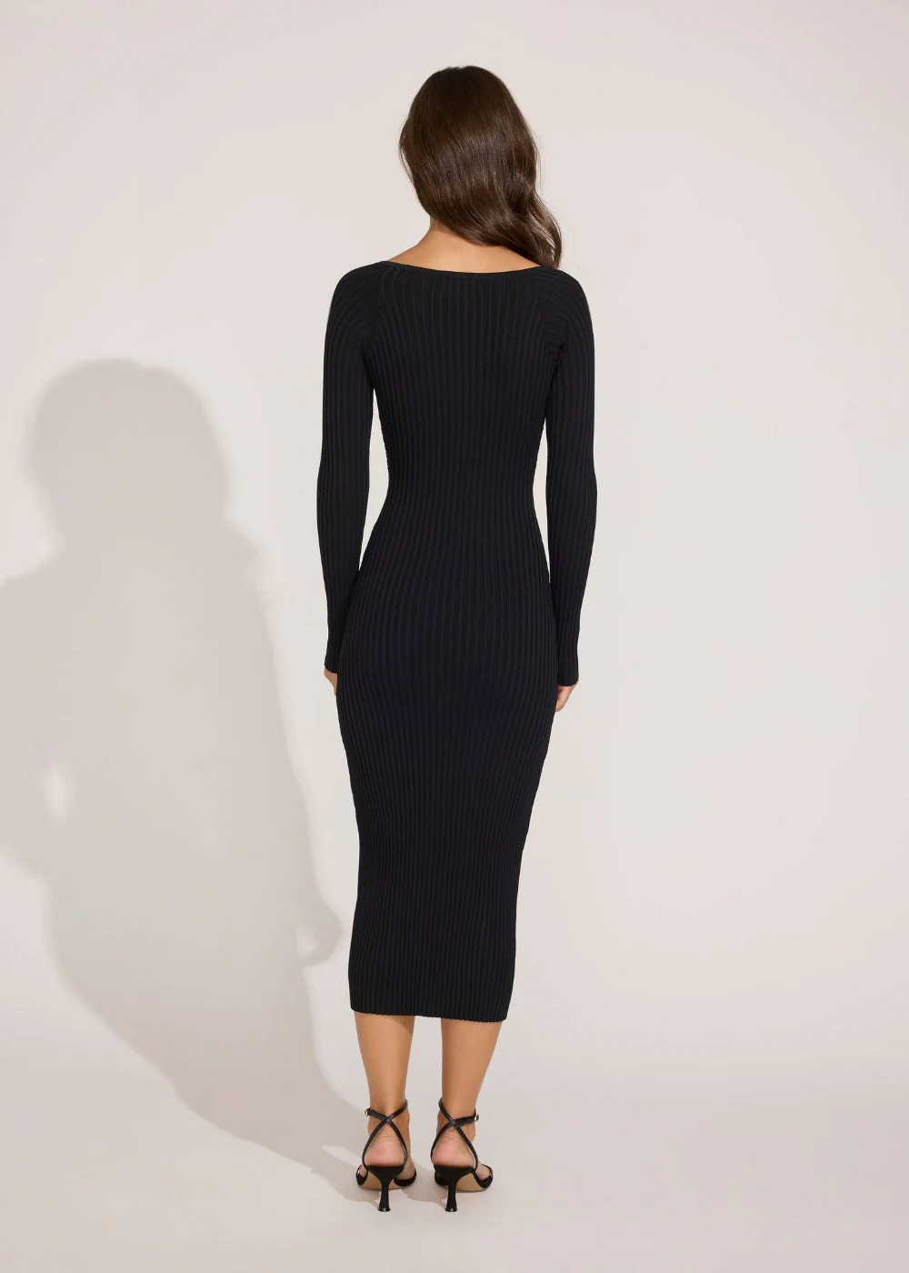 The Lisa Long Sleeve Dress | Blackout - Image 3
