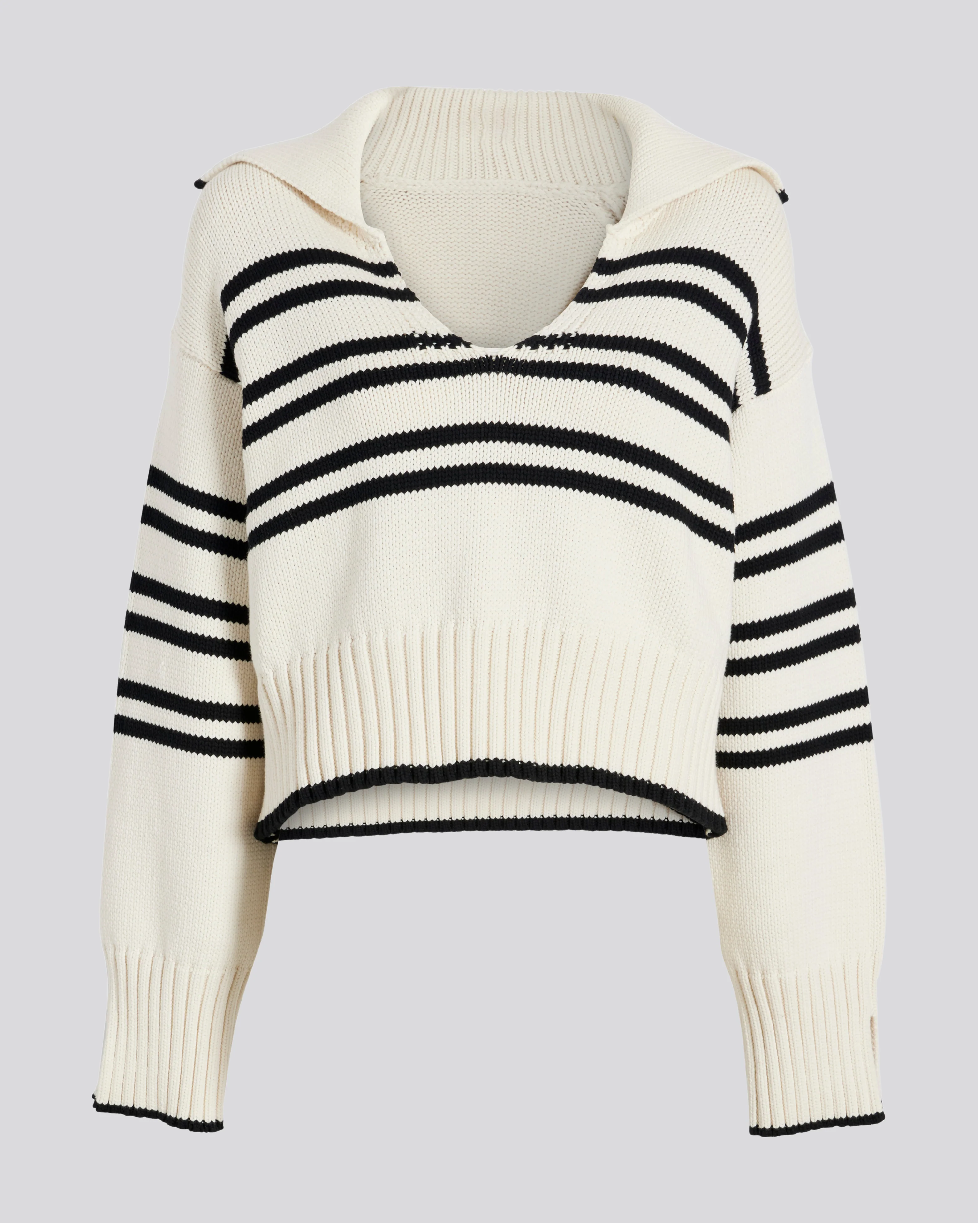 Lola Pullover | Brule Noir Stripe - Image 4